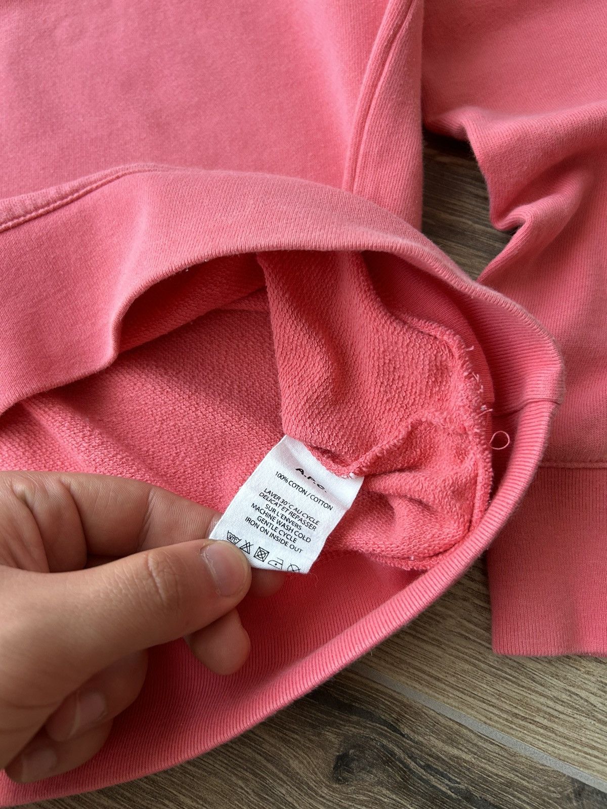 A.P.C. Vintage A.P.C sweatshirt women’s pink trend Size M / US 6-8 / IT 42-44 - 3 Thumbnail