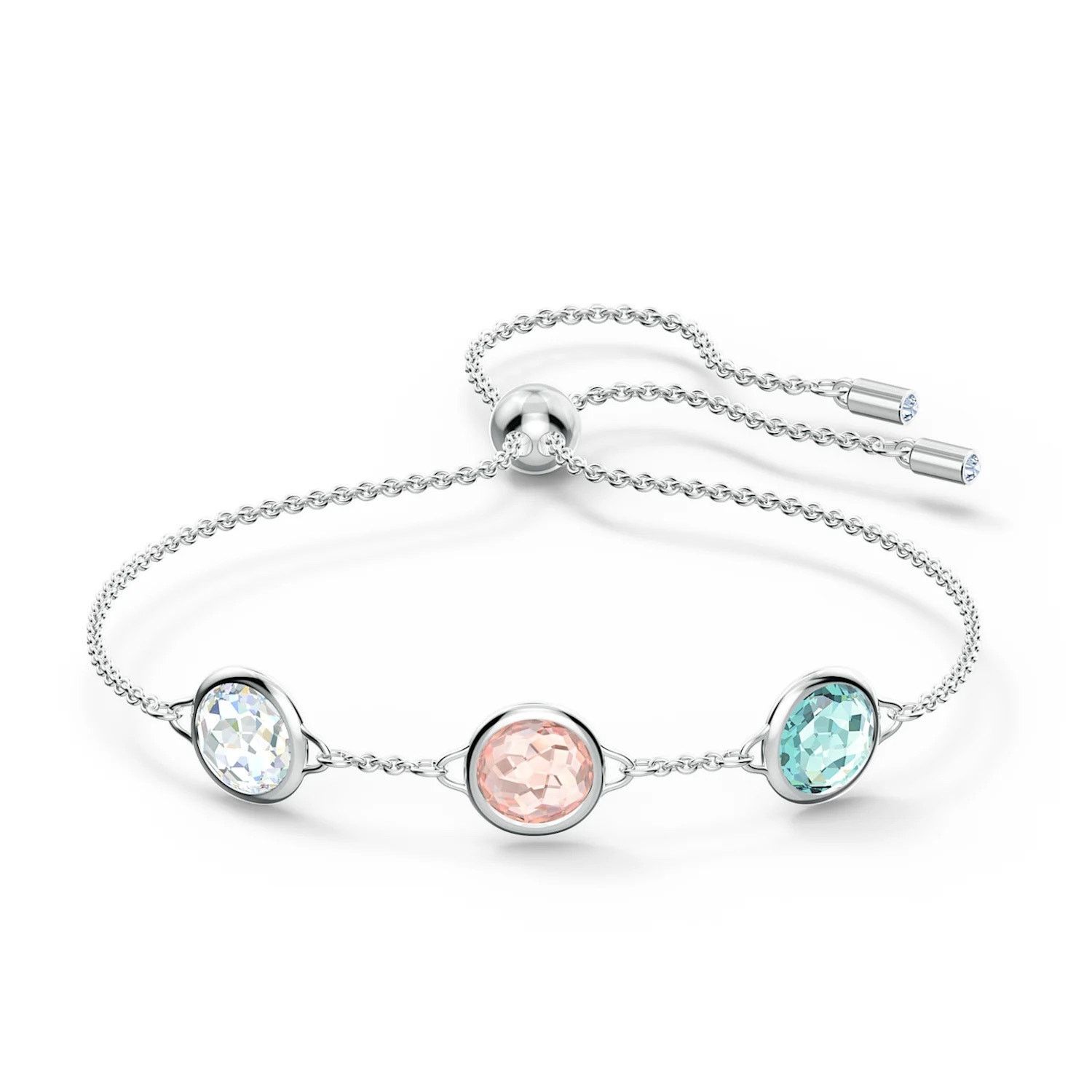 Swarovski Swarovski Tahlia bracelet Multicolored, Rhodium plated M Size ONE SIZE - 2 Thumbnail