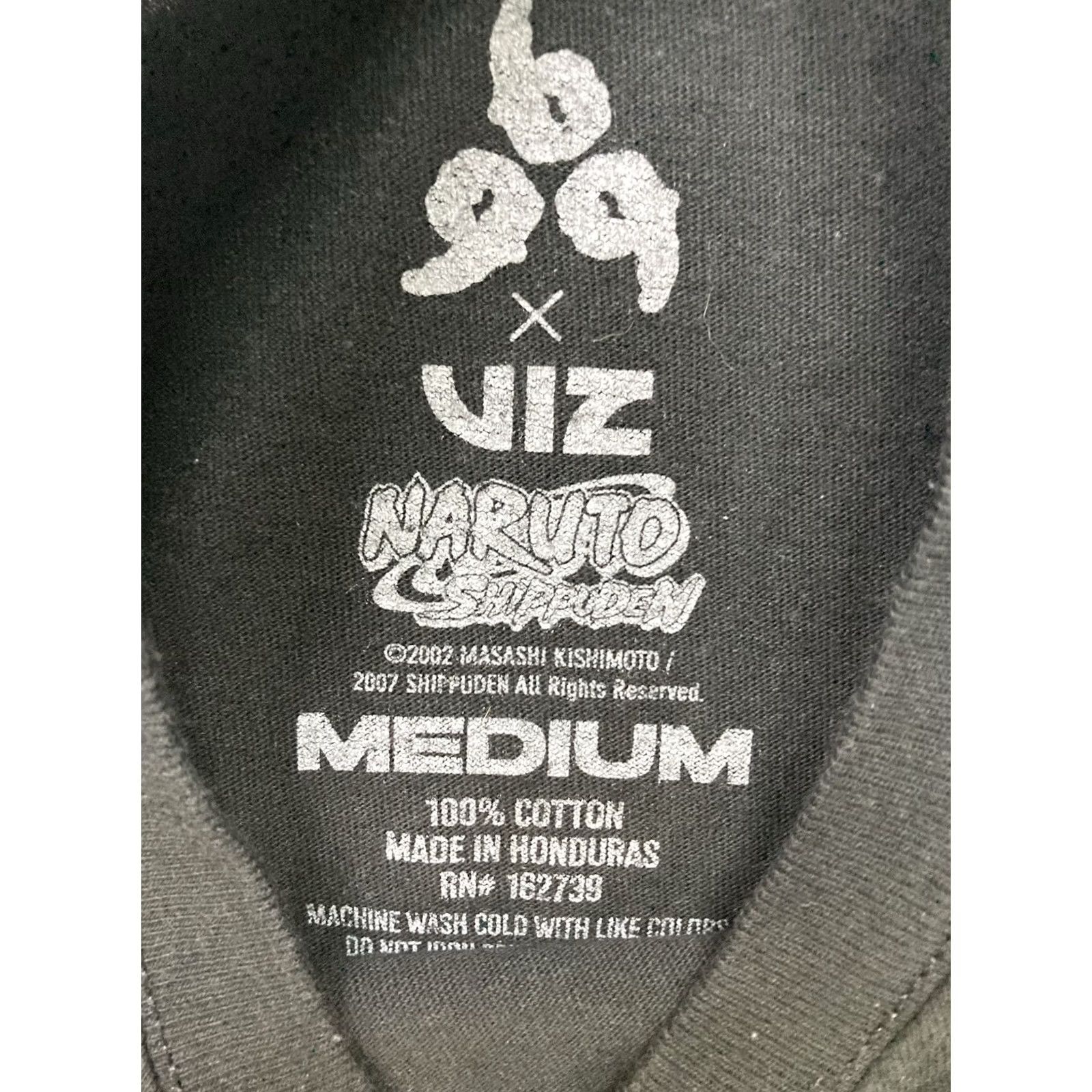 Vintage VINTAGE? Naruto Shippuden 999 Anime Graphic T-shirt Men Medium Black Short Sleeve Size US M / EU 48-50 / 2 - 4 Thumbnail