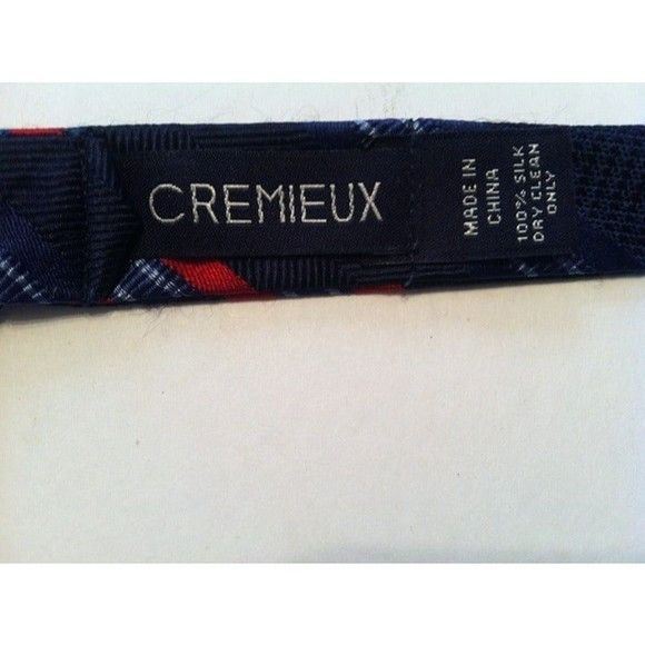 Daniel Cremieux DANIEL CREMIEUX NAVY STRIPED BOW TIE Size ONE SIZE - 5 Thumbnail