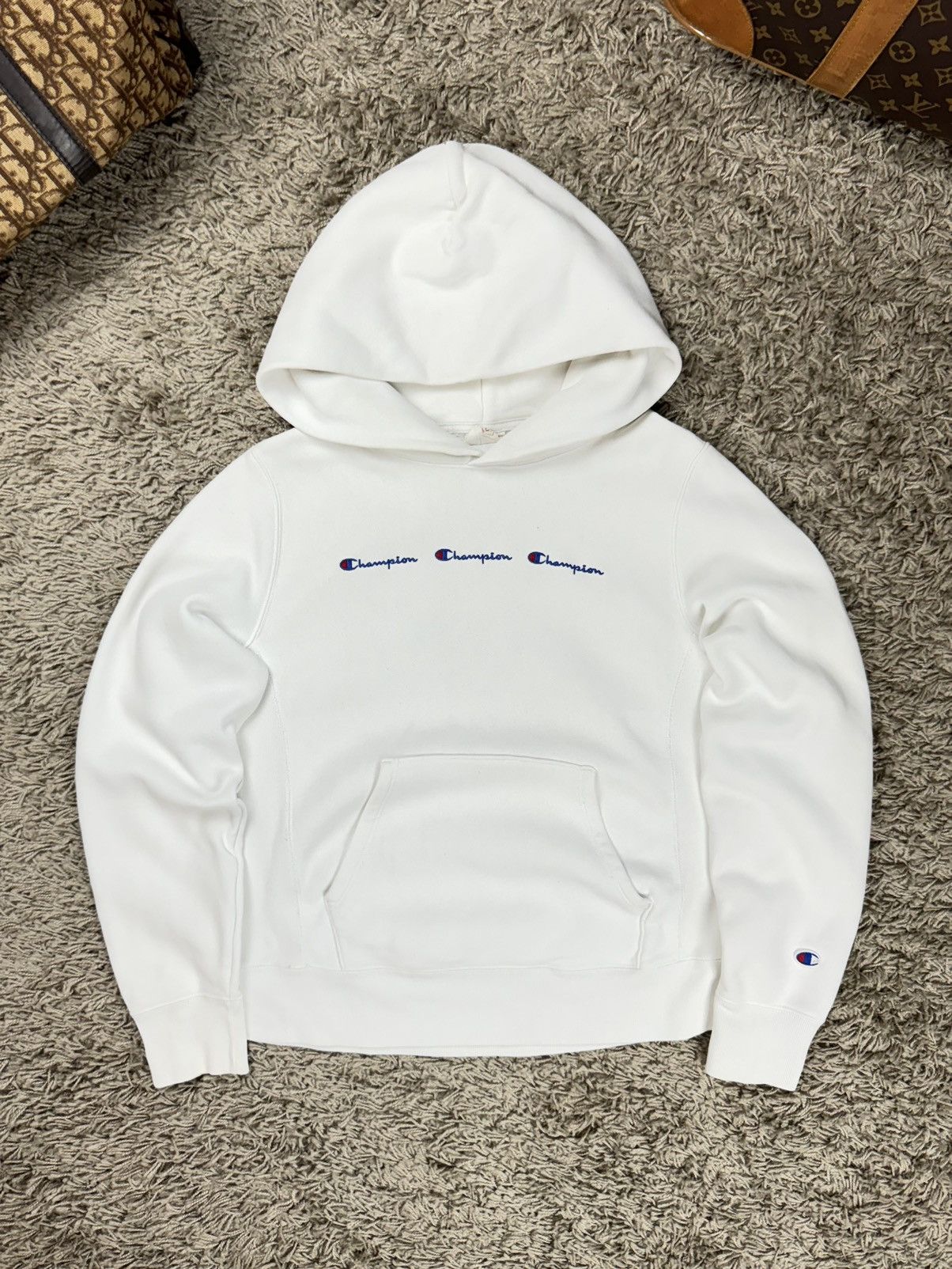Champion × Vintage Vintage hoodie Champion original sportswear casual item Size US M / EU 48-50 / 2 - 1 Thumbnail