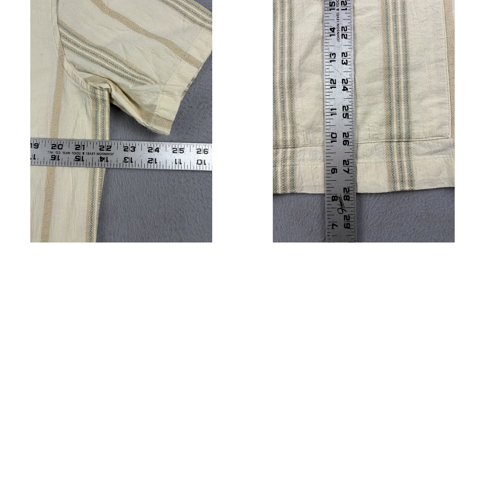 Gap GAP Shirt Button-Up Men S Short Sleeve Beige Cotton Camp Collar Button Up Color Beige Size S Regular Classic Size US S / EU 44-46 / 1 - 8 Thumbnail