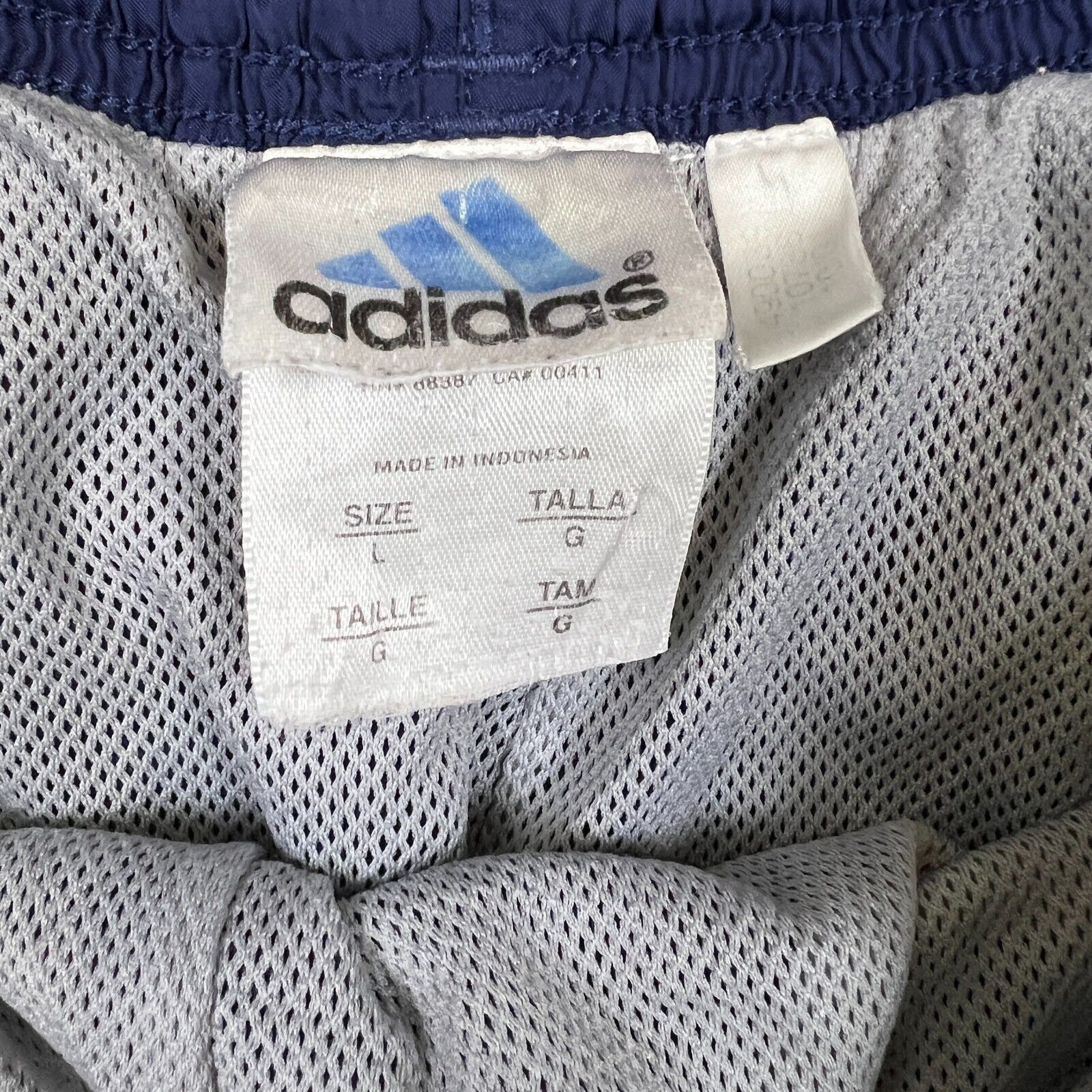 Adidas × Vintage Vintage 90s Adidas Track Pants Large Stripe Spell Out Jogger Size US 30 / EU 46 - 9 Thumbnail