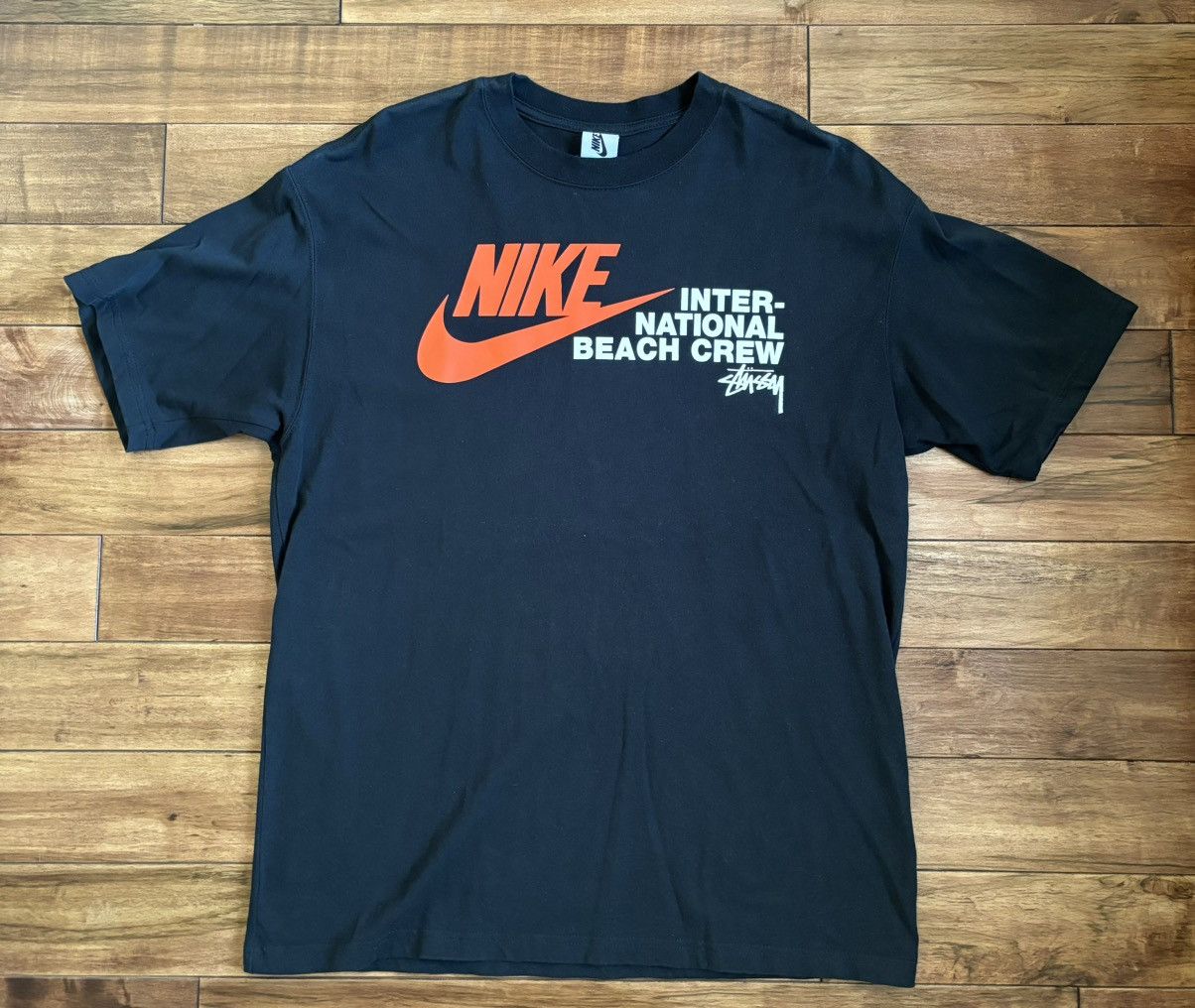 Stussy Beach Crew T Shirt Black | Grailed