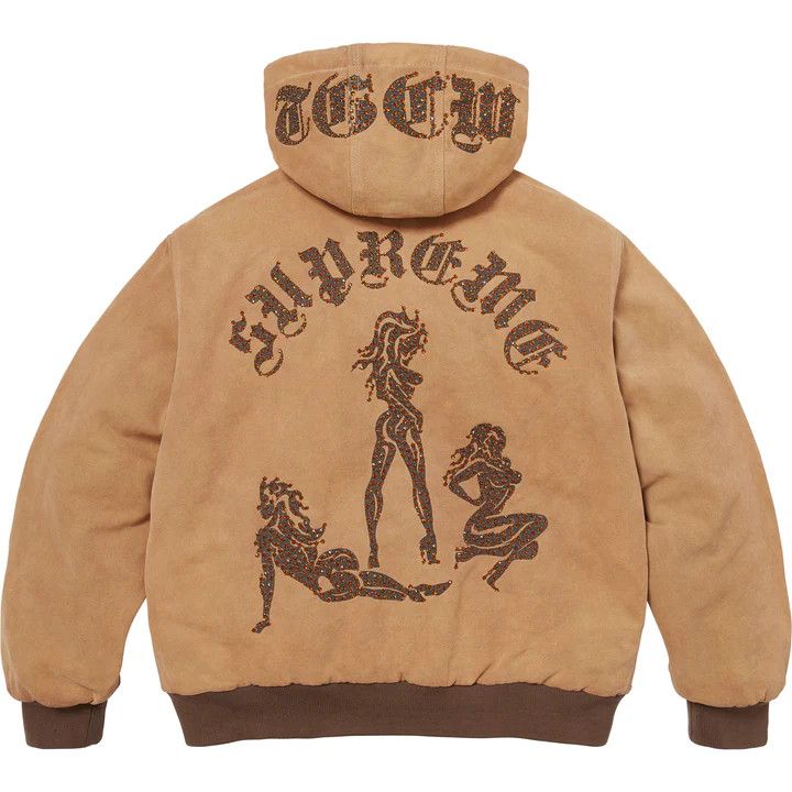 Supreme × The Great China Wall Supreme The Great China Wall Hooded Work Jacket in Tan Size US XXL / EU 58 / 5 - 1 Thumbnail