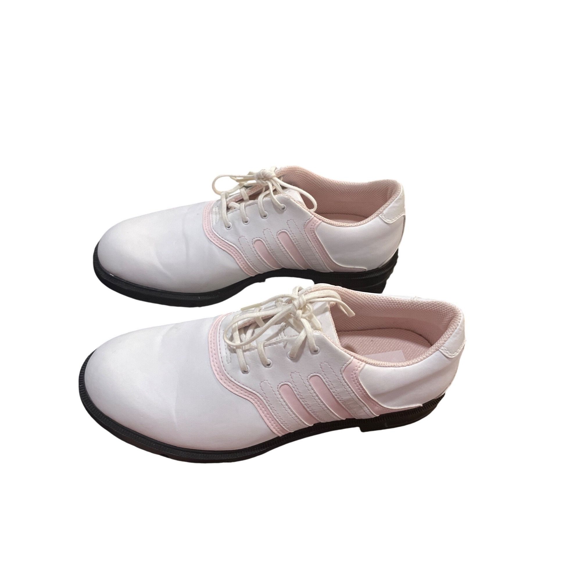 Adidas Adidas 738167 Traxion 2 Wms soft white pink golf shoes sneak Size US 7 / IT 37 - 4 Thumbnail