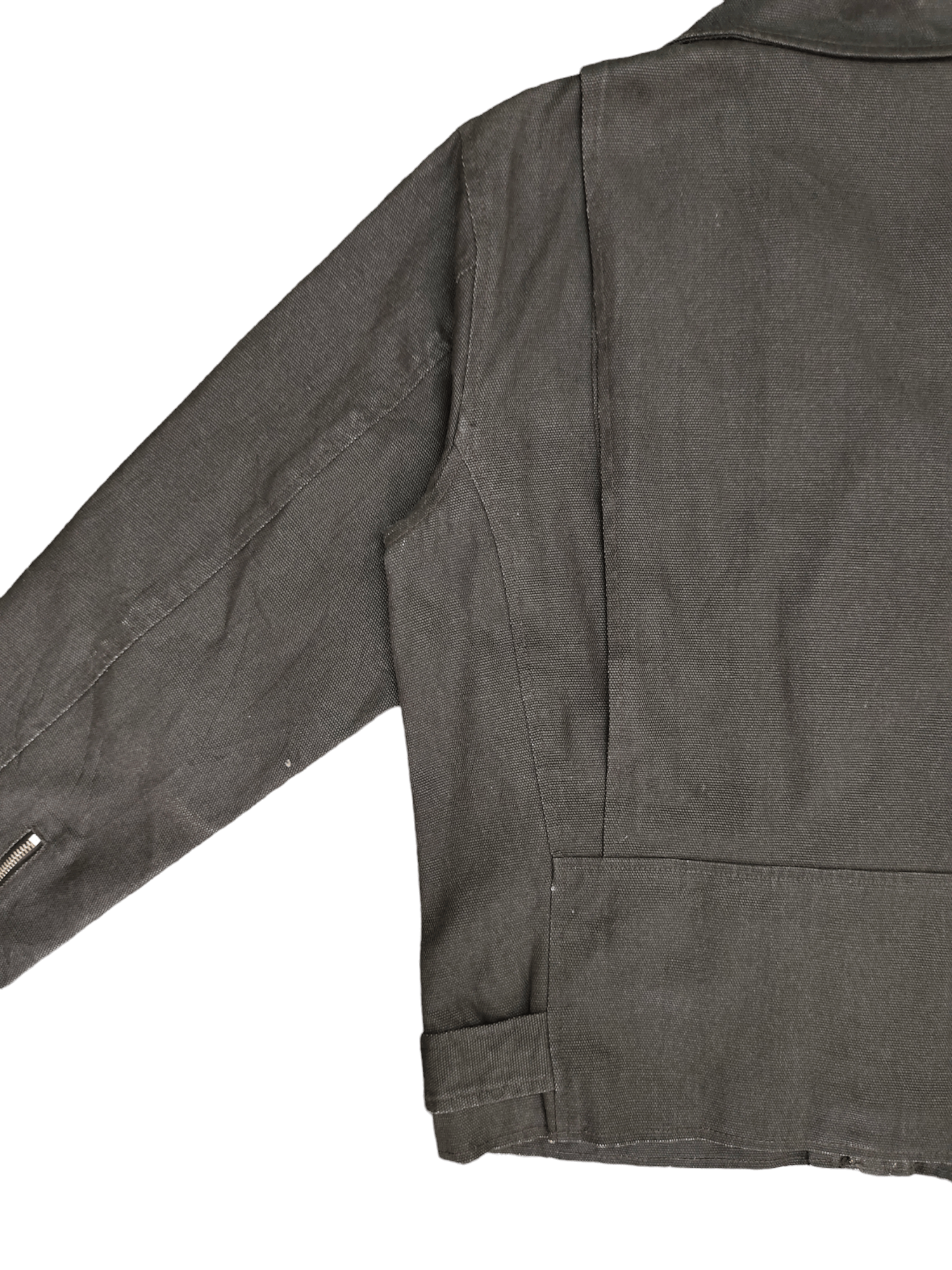 Japanese Brand Rough Trade Bondage Double Collar Waxed Denim Jacket Size US M / EU 48-50 / 2 - 13 Thumbnail