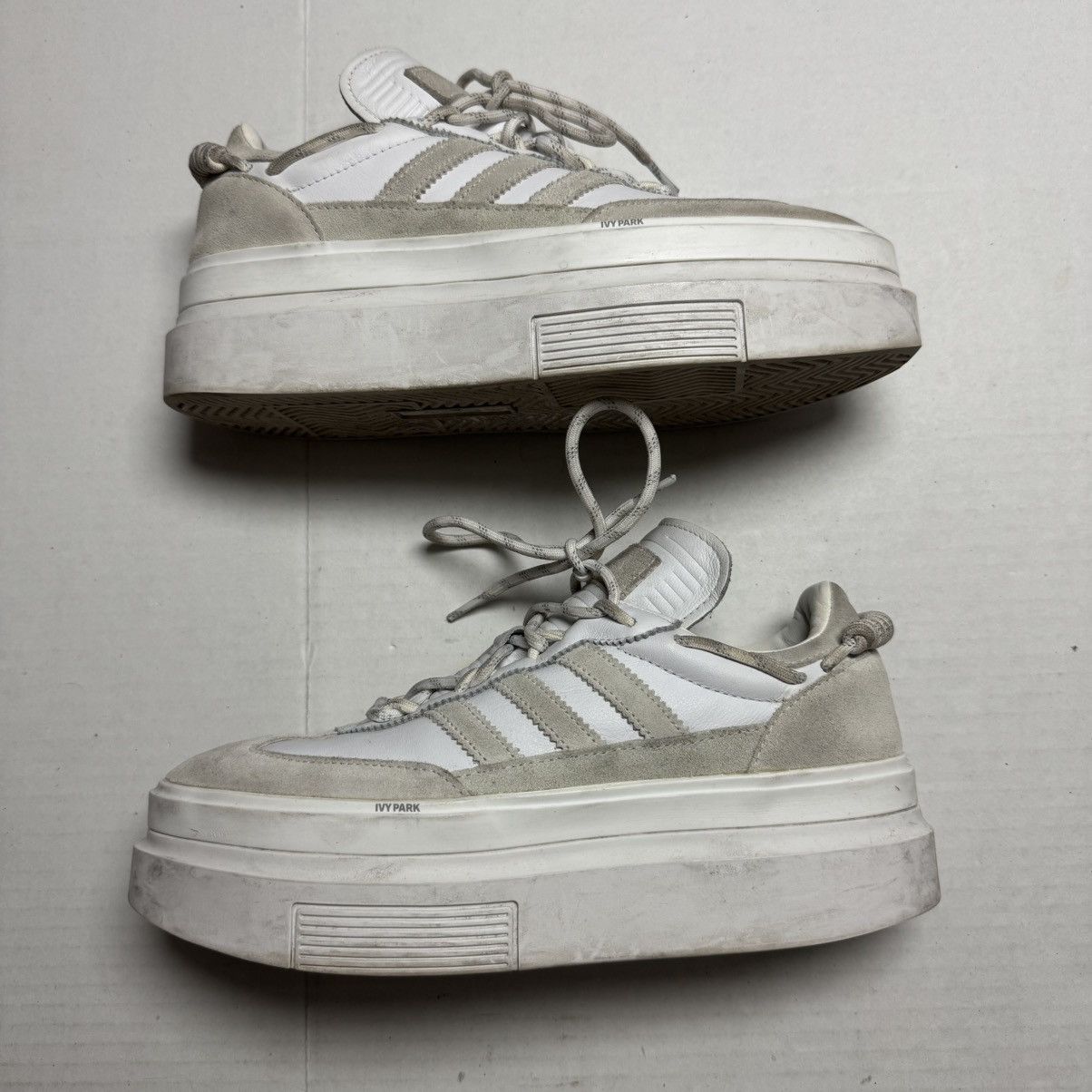 Adidas × Ivy Park adidas x Ivy Park Super Sleek White Gary Platform Sneakers Size US 10.5 / IT 40.5 - 3 Thumbnail