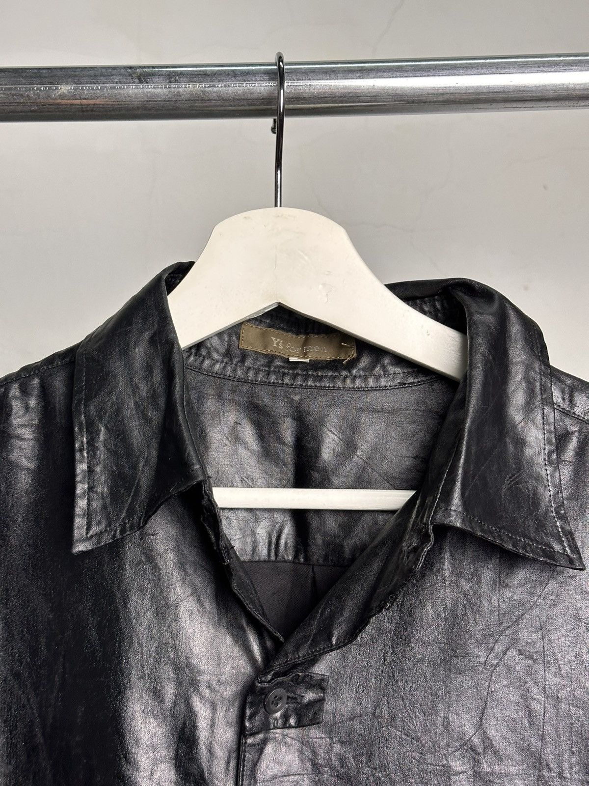 Yohji Yamamoto Y’s for Men Coated Polyurethane Jacket Size US L / EU 52-54 / 3 - 3 Thumbnail