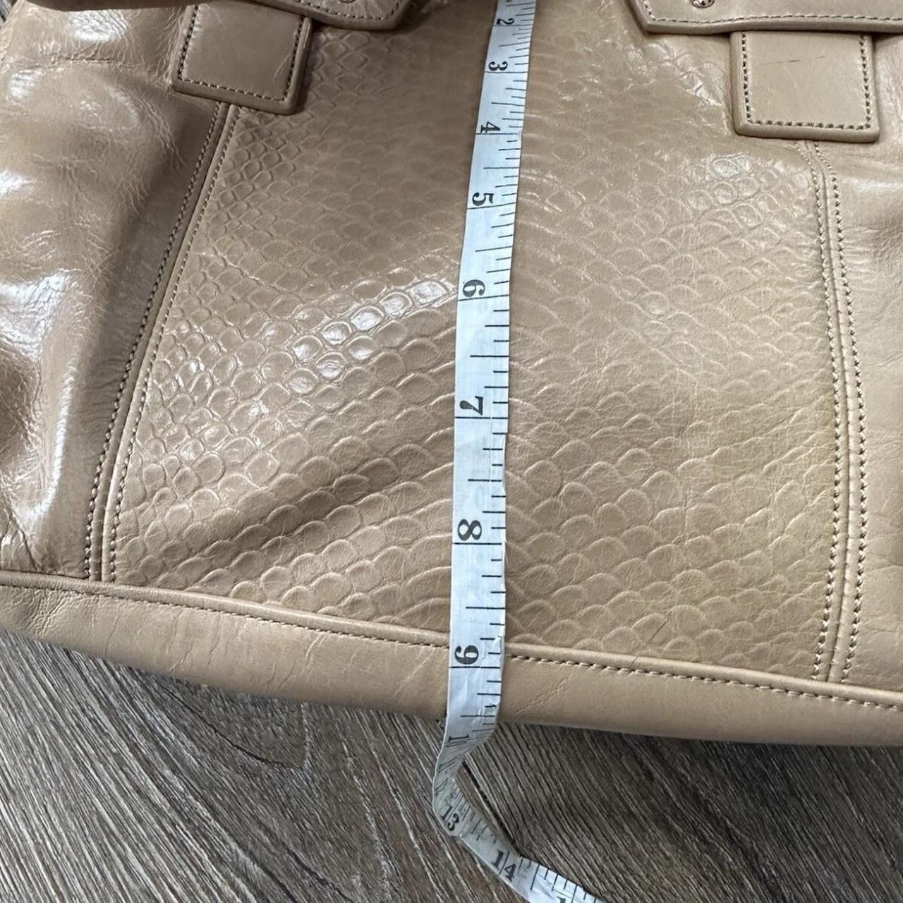 Cole Haan Cole Haan Bonheur Medium Satchel Tan Leather Shoulder Bag Size ONE SIZE - 4 Thumbnail