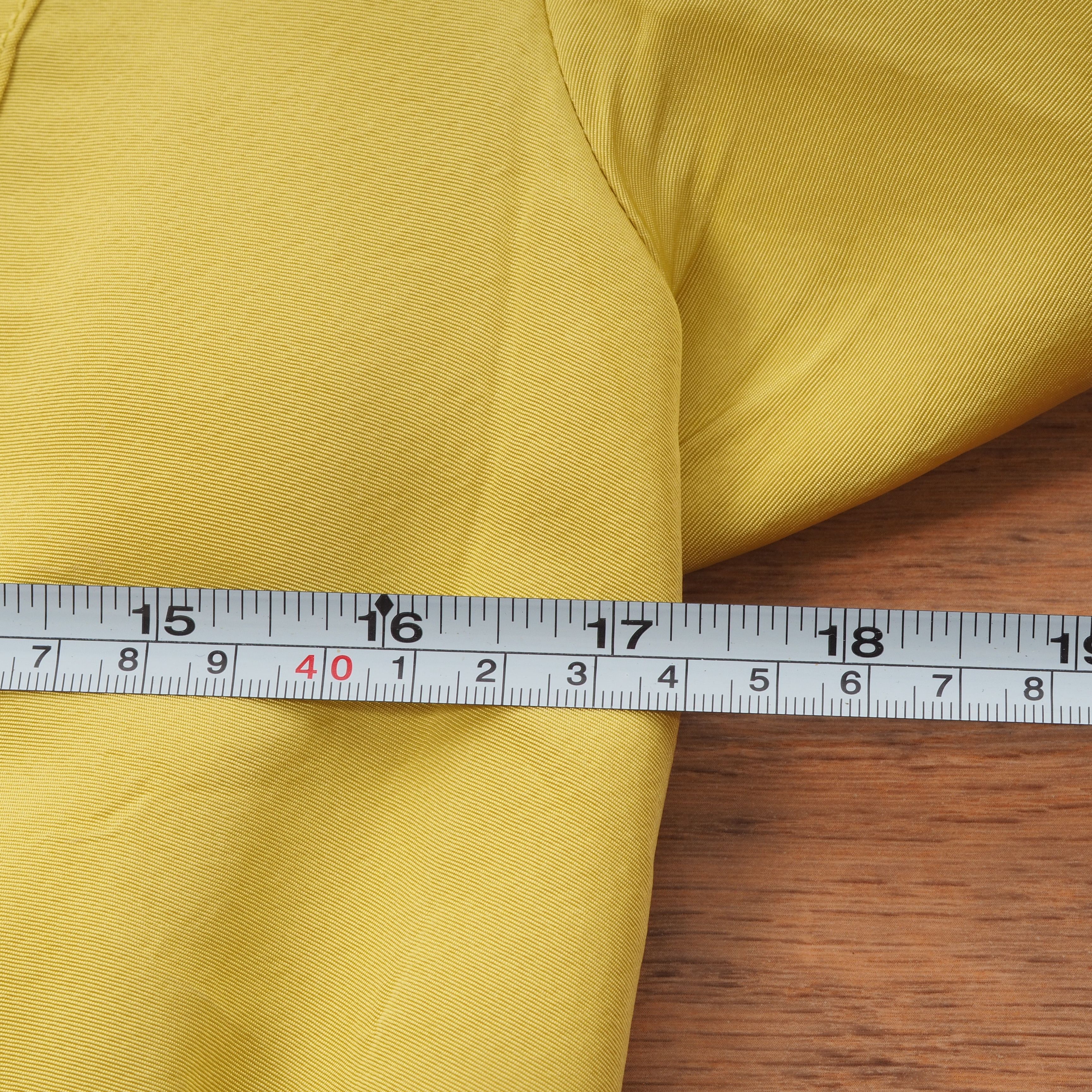 Oscar De La Renta Oscar de la Renta Vintage Yellow Silk Jumpsuit Size 28" / US 6 / IT 42 - 7 Thumbnail