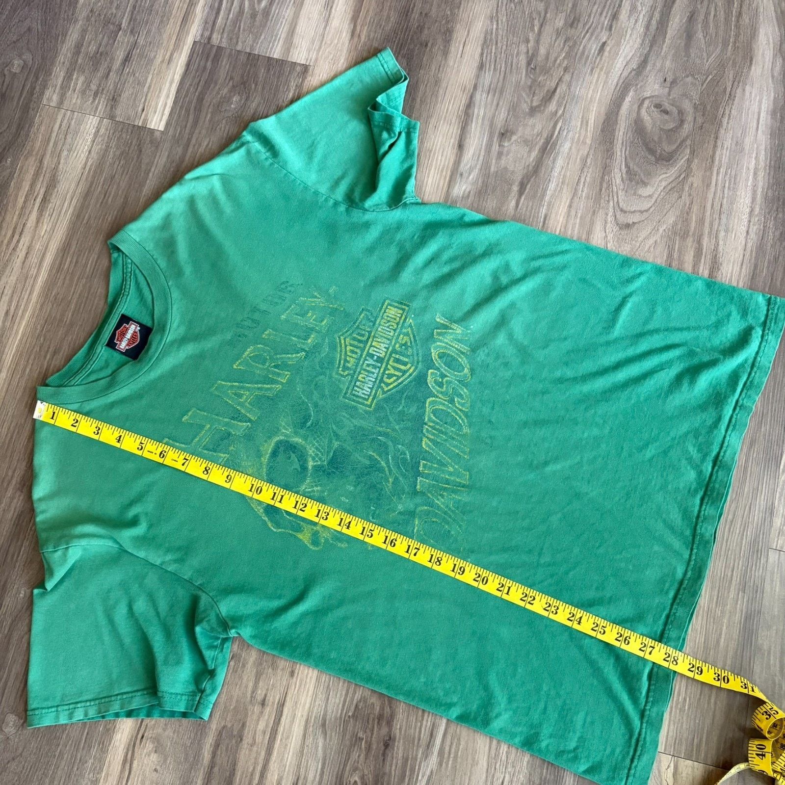 Harley Davidson Harley Davidson T-Shirt Men's Size L Green Skull Fader Size US L / EU 52-54 / 3 - 6 Thumbnail
