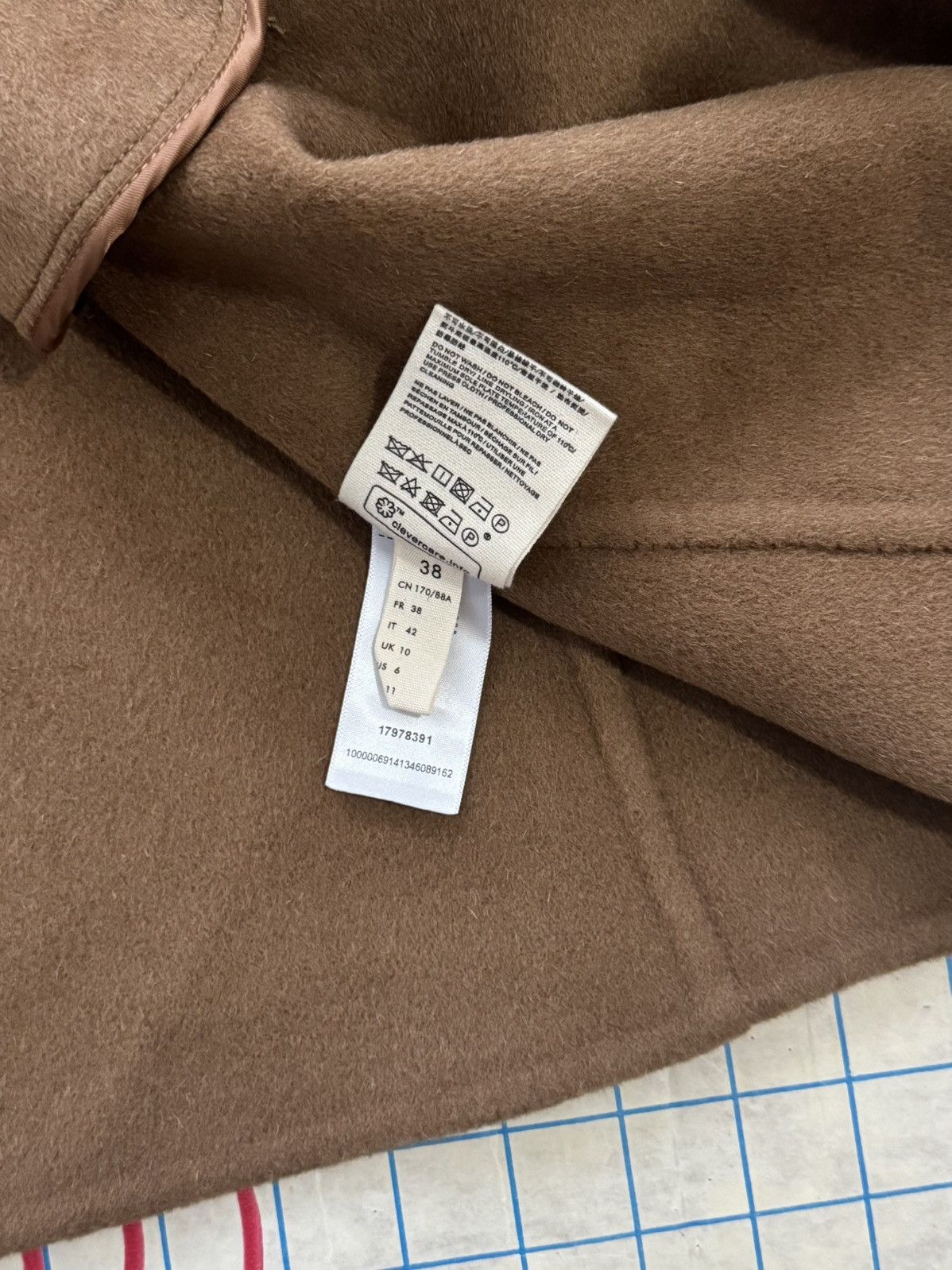 Carven × Designer Carven Women’s Wool Long Coat Brown Size 38 Size S / US 4 / IT 40 - 9 Thumbnail