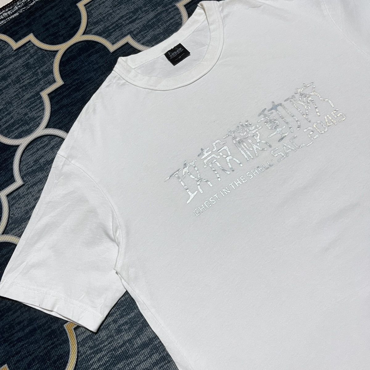 Anime × Cartoon Network × Japanese Brand GHOST IN THE SHELL SPELL OUT BOX LOGO TEE Size US M / EU 48-50 / 2 - 3 Thumbnail