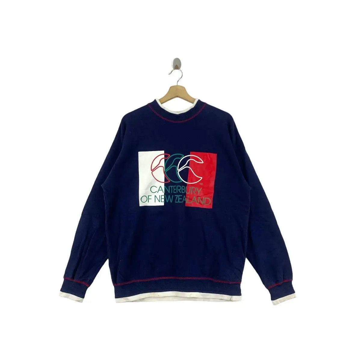 Canterbury of New Zealand Vintage CANTERBURY NEW ZEALAND Rugby Embroidered Size US L / EU 52-54 / 3 - 1 Thumbnail