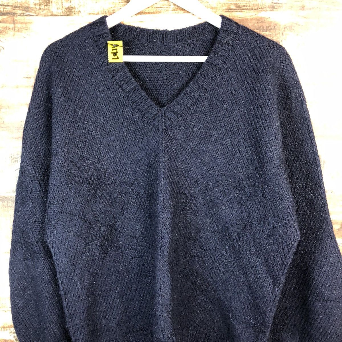 Homespun Knitwear × Japanese Brand × Vintage Japanese Dark Blue vintage sweatshirt Knitwear #A1707 Size US M / EU 48-50 / 2 - 5 Thumbnail