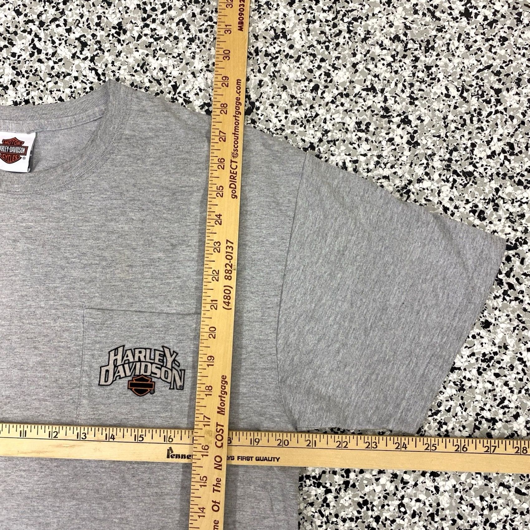 Harley Davidson VINTAGE Harley-Davidson Cabo San Lucas Mexico T-Shirt Size Large Mens Gray Cotton Knit Embroidered Logo Crew Neck Short Sleeve Size US L / EU 52-54 / 3 - 2 Thumbnail