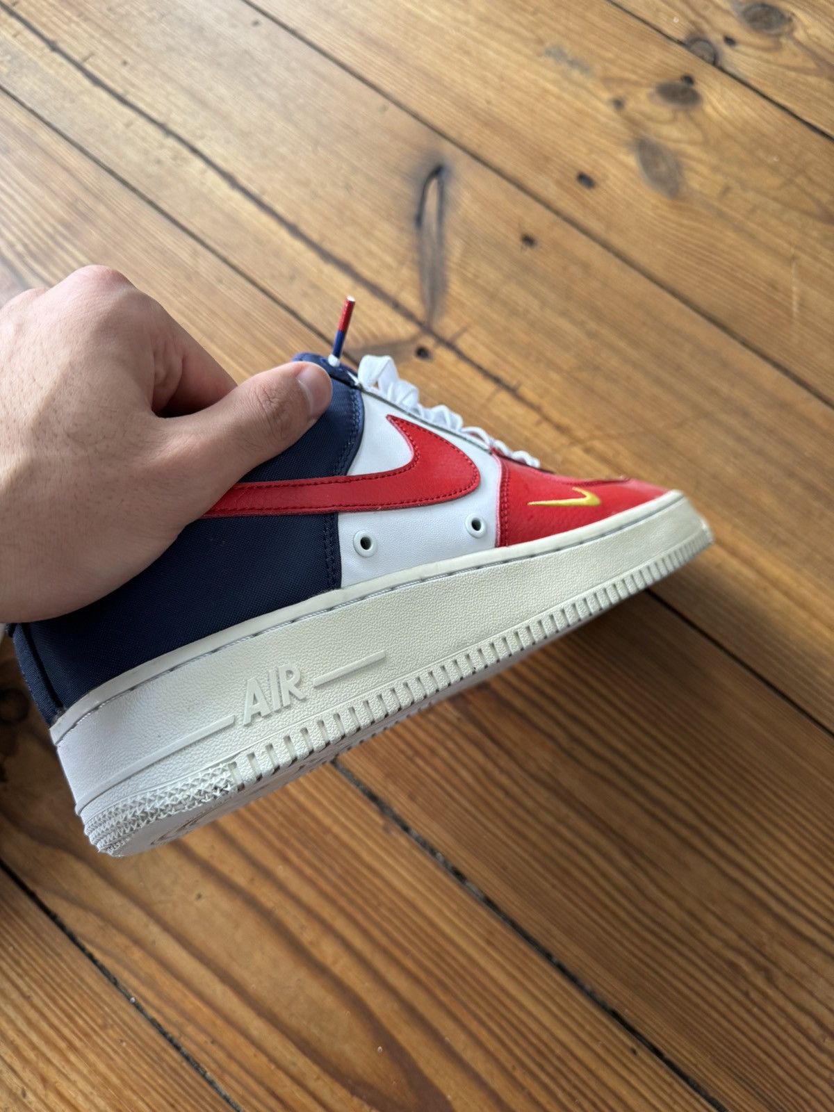 Nike Nike Air Force 1 Mini Swoosh July 4th Independence Day 2017 Size US 10 / EU 43 - 6 Thumbnail