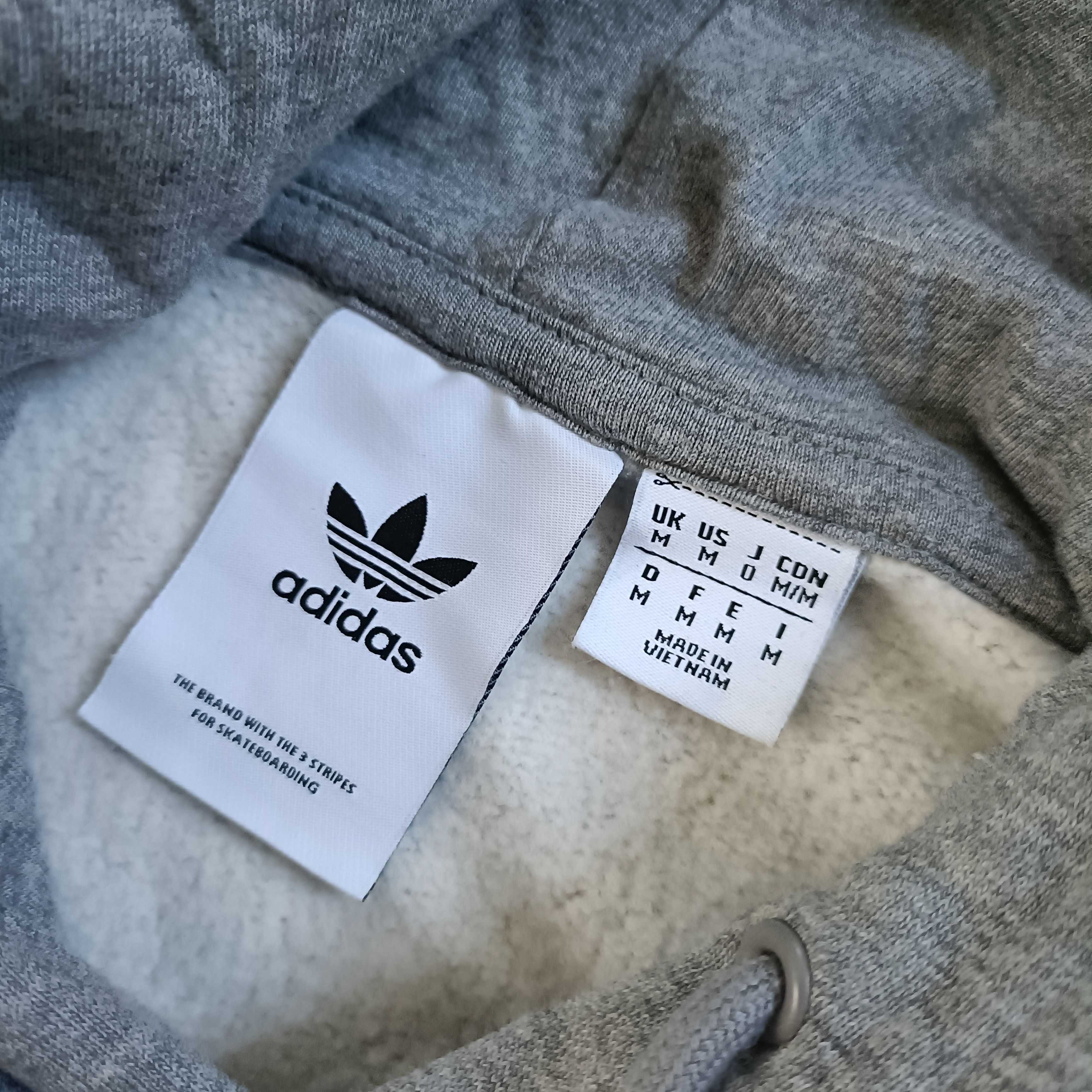 Adidas Shmoo Men's Gray Cotton Hoodie ! Size US M / EU 48-50 / 2 - 4 Thumbnail