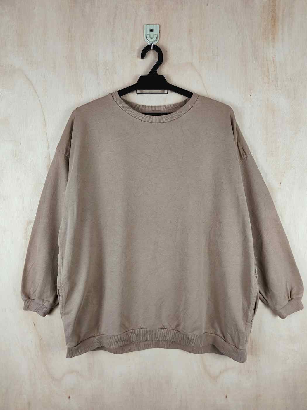 Japanese Brand Japan brand wording Let Shit Go Brown Sweatshirts #S2579 Size US L / EU 52-54 / 3 - 6 Thumbnail