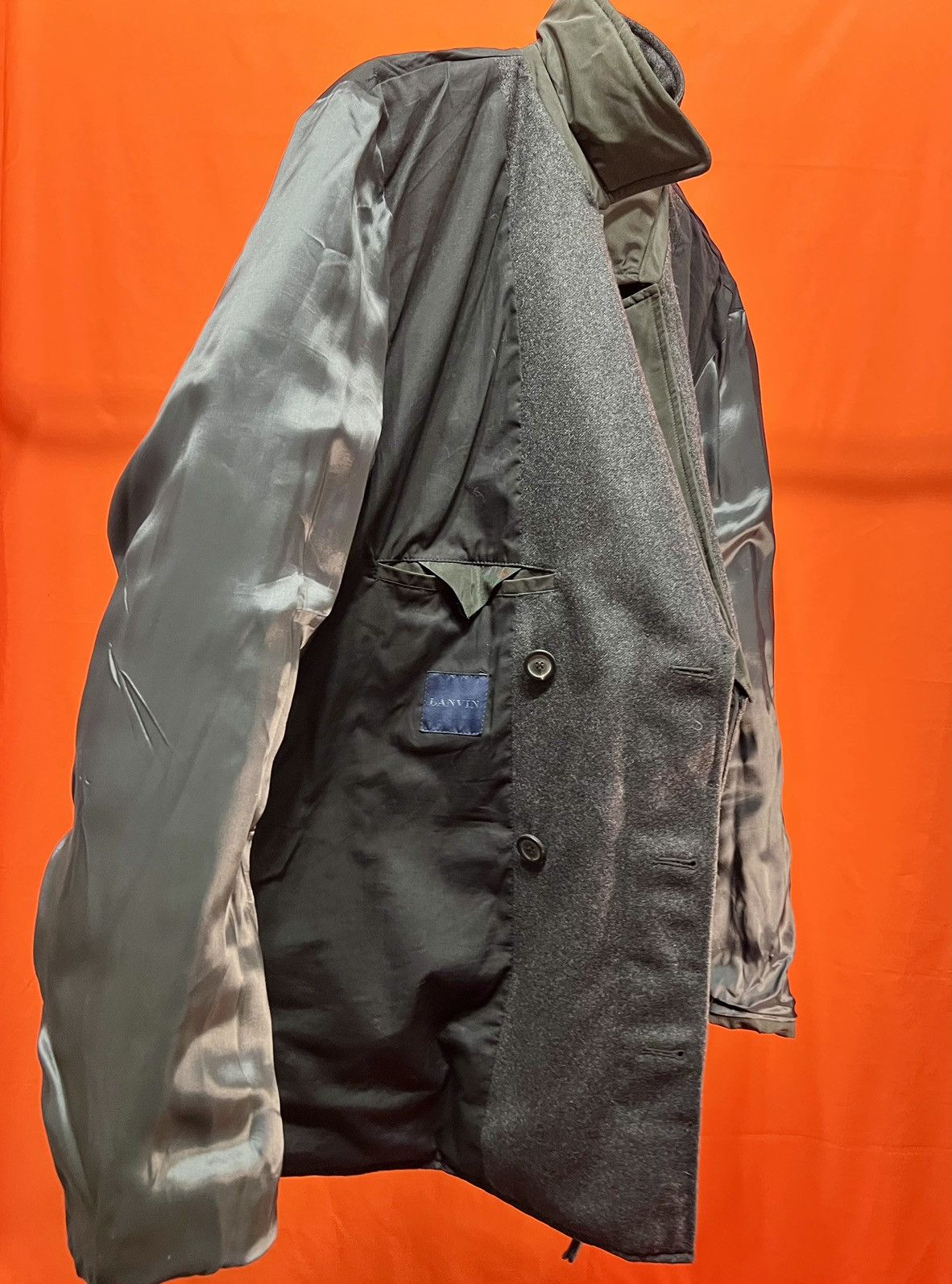 Lanvin LANVIN tech heavy jacket constructed on wool Size US L / EU 52-54 / 3 - 8 Thumbnail