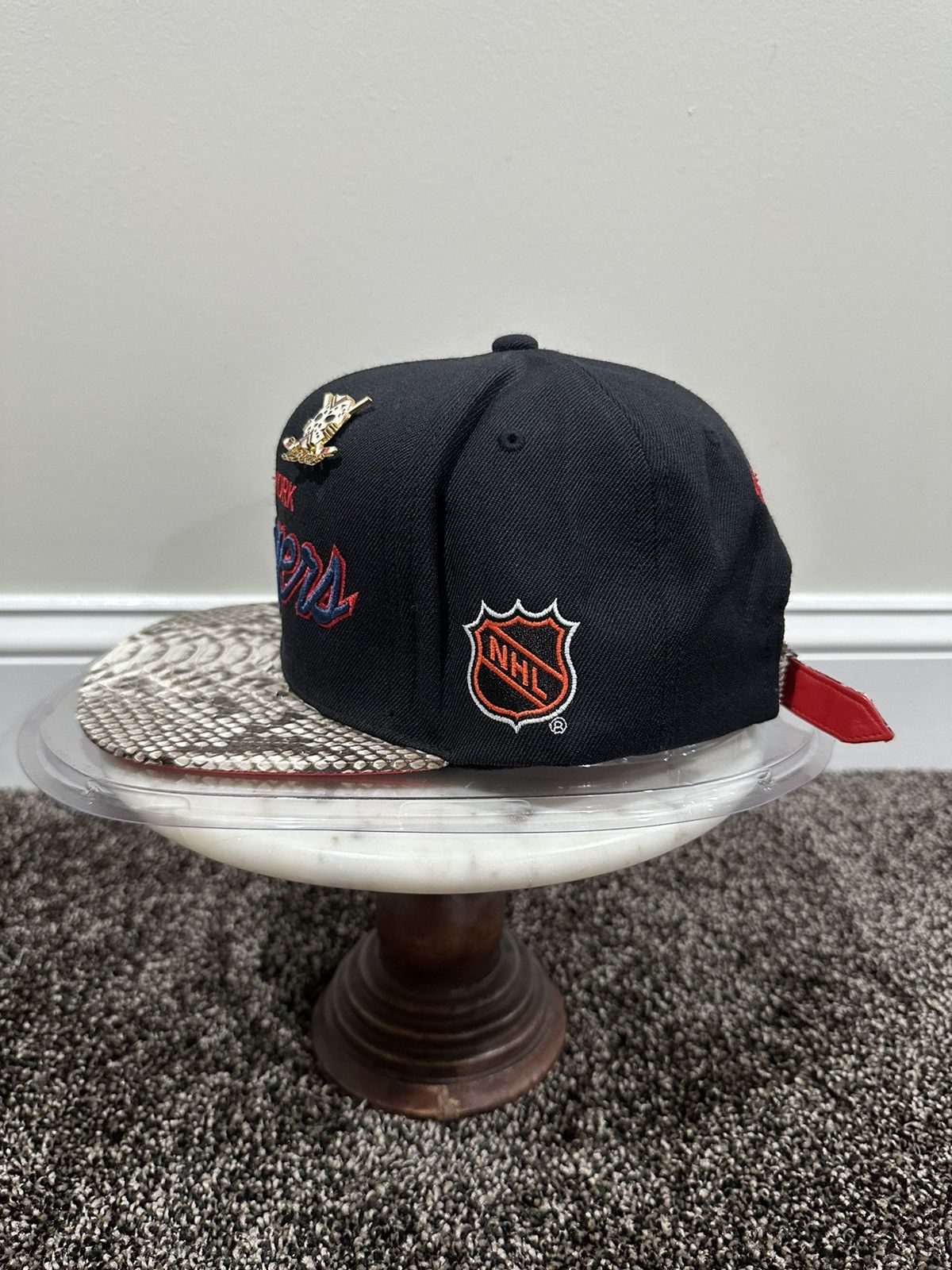 Just Don Just Don x Mitchell & Ness NHL New York Rangers Python Hat Size ONE SIZE - 4 Thumbnail