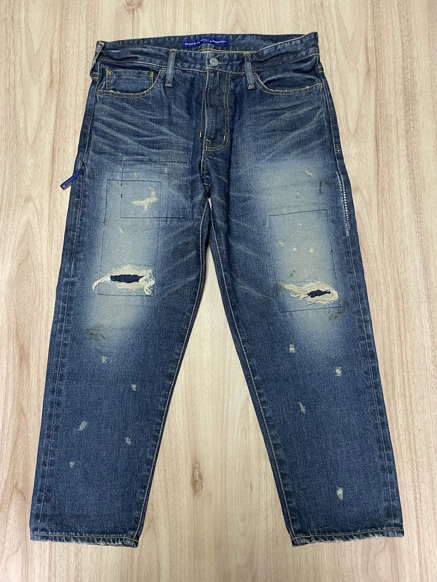 Fragment Design denim by vanquish fragment lightning wash pants Size US 32 / EU 48 - 1 Thumbnail