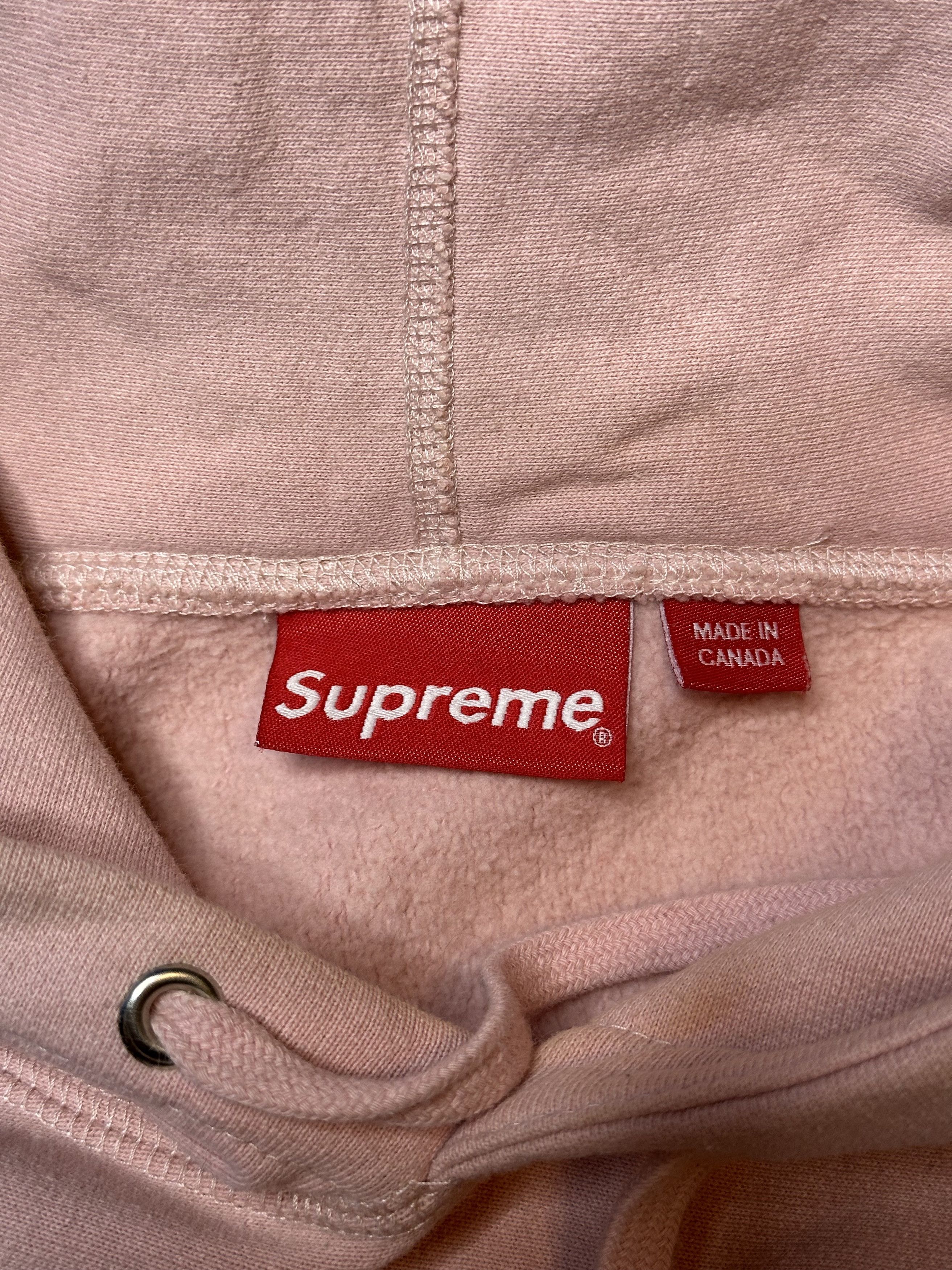 Supreme Spring Summer 2017 Dusty Pink Sleeve Arc Hooded Sweatshirt Size US M / EU 48-50 / 2 - 6 Thumbnail