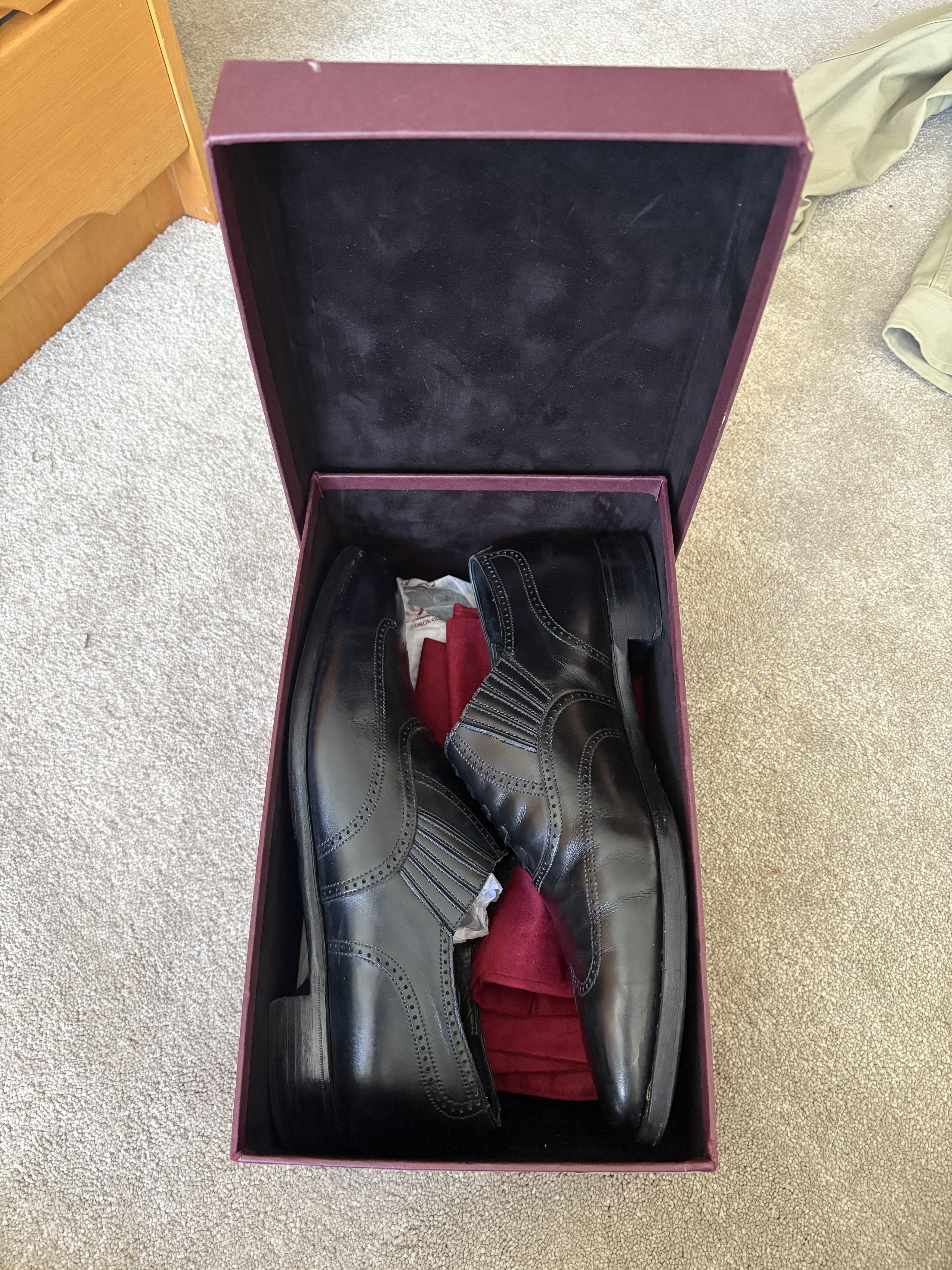George Cleverley George Cleverly Winston UK10 black calf leather Size US 11 / EU 44 - 2 Thumbnail