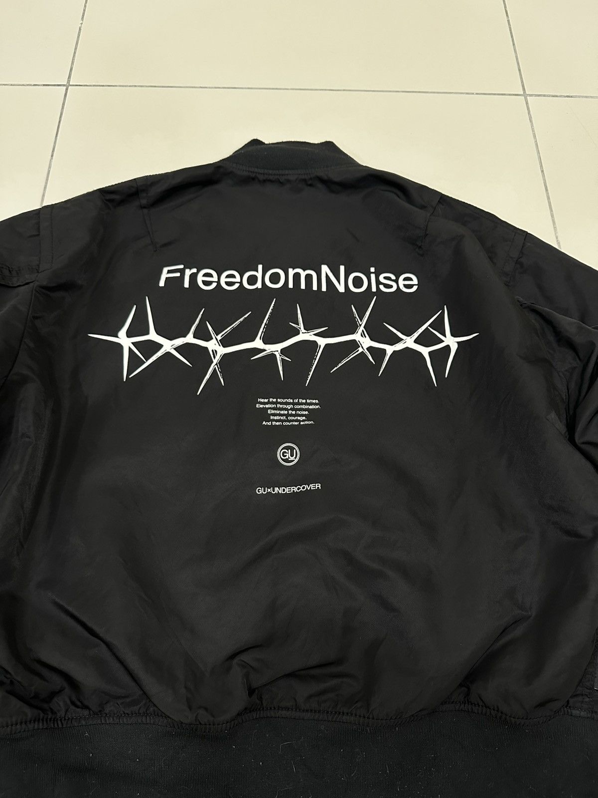 Undercover GU X Undercover FreedomNoise Bomber Jacket MA-1 Jacket Size US L / EU 52-54 / 3 - 4 Thumbnail