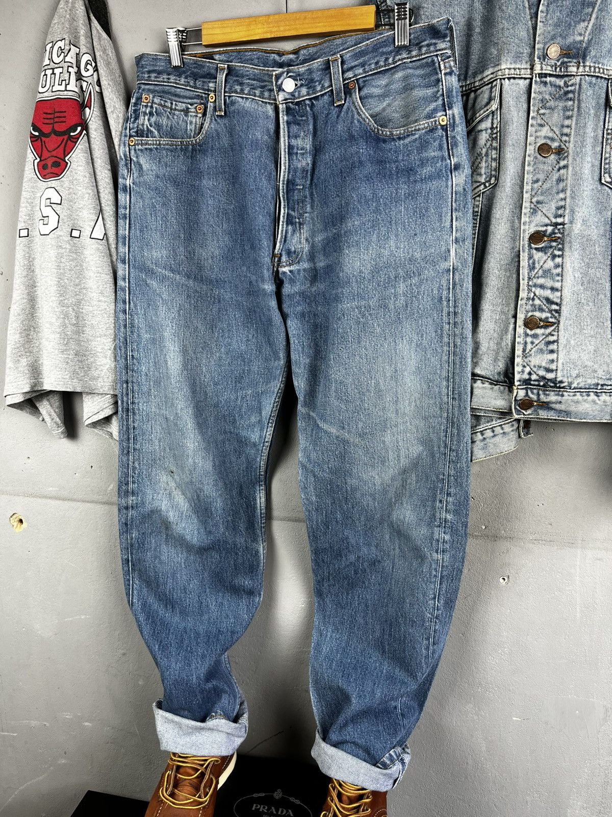 Levi's Levis 501 denim pants size 36-34 Size US 36 / EU 52 - 3 Thumbnail