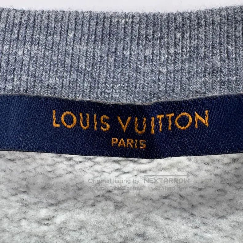 Louis Vuitton Louis Vuitton Grey Pink V logo Sweatshirt Size US L / EU 52-54 / 3 - 5 Thumbnail