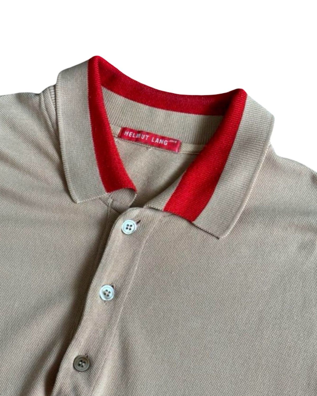 Helmut Lang ✨ARCHIVE✨ HELMUT LANG 90s Polo Shirt Size US M / EU 48-50 / 2 - 3 Thumbnail