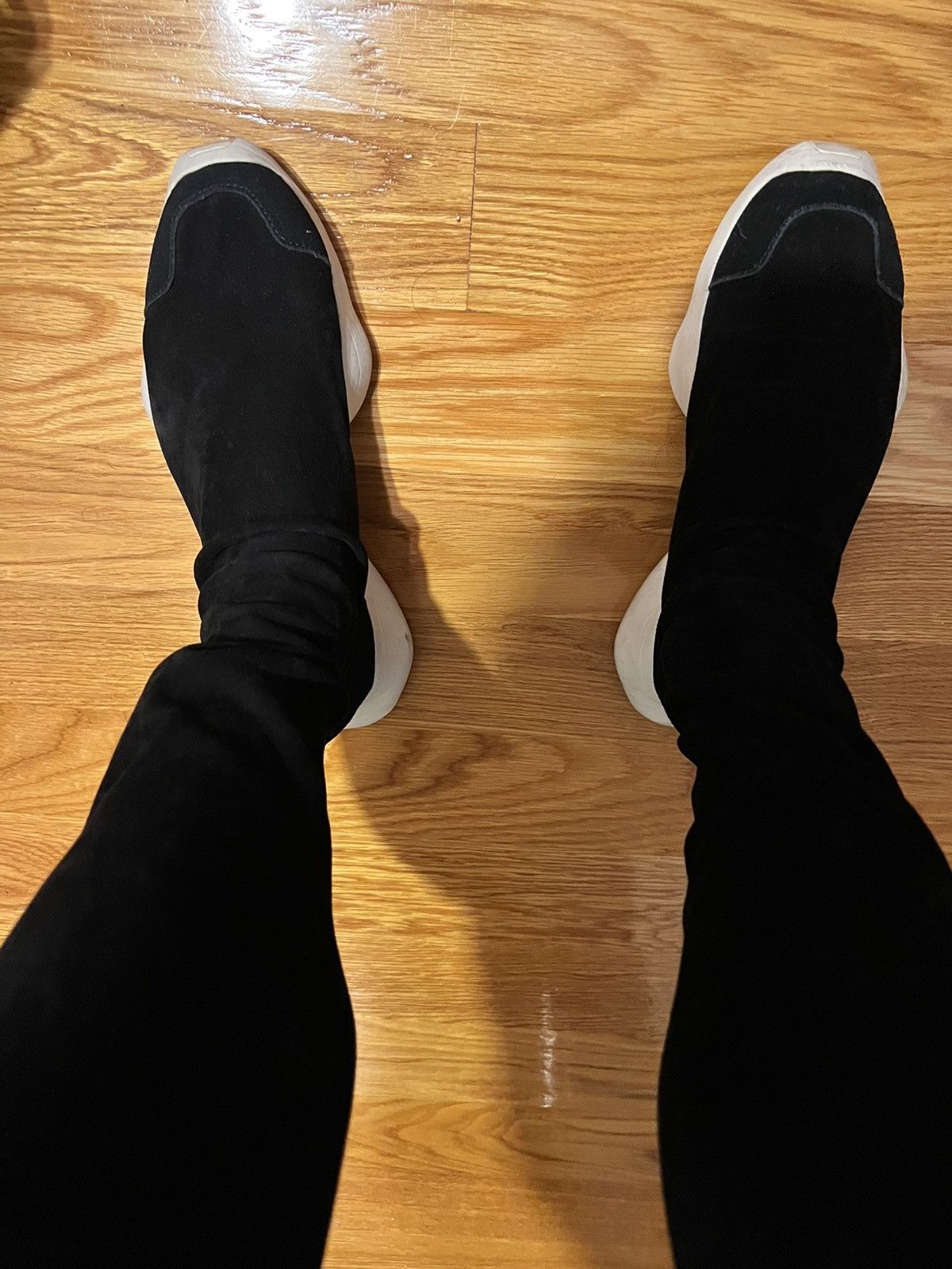 Rick Owens Drkshdw Rick Owens x Adidas stretch boots Size US 8 / EU 41 - 2 Thumbnail