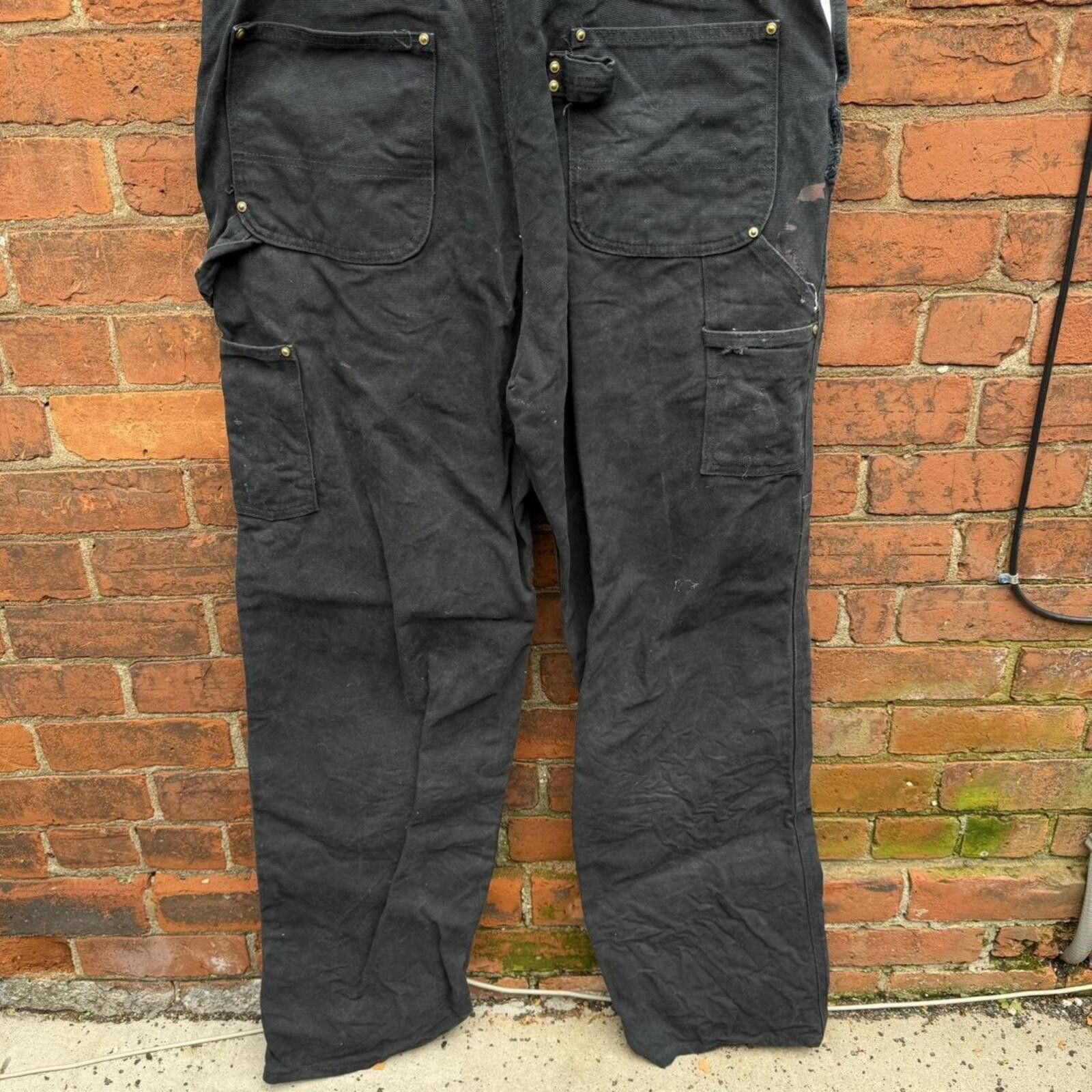 Carhartt vintage carhartt double knee overalls 00s 36x34 Size US 36 / EU 52 - 4 Thumbnail