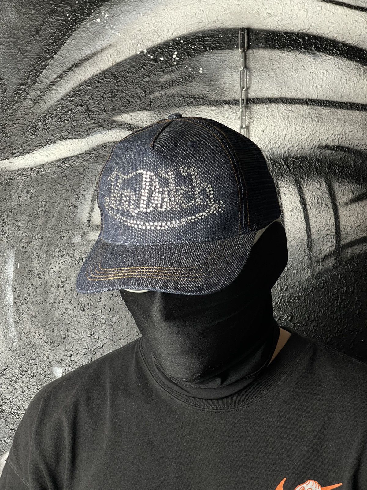 Von Dutch Von Dutch Y2K Logo With Rhinestones Originals Trucker Cap One Sized Fits Size ONE SIZE - 1 Thumbnail