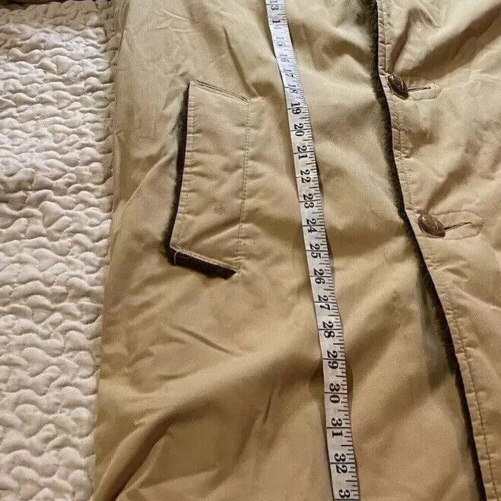 Vintage Vintage Silverwoods Men's Size 38 Utility Field Jacket Military Long Khaki 1970s Size US L / EU 52-54 / 3 - 8 Thumbnail