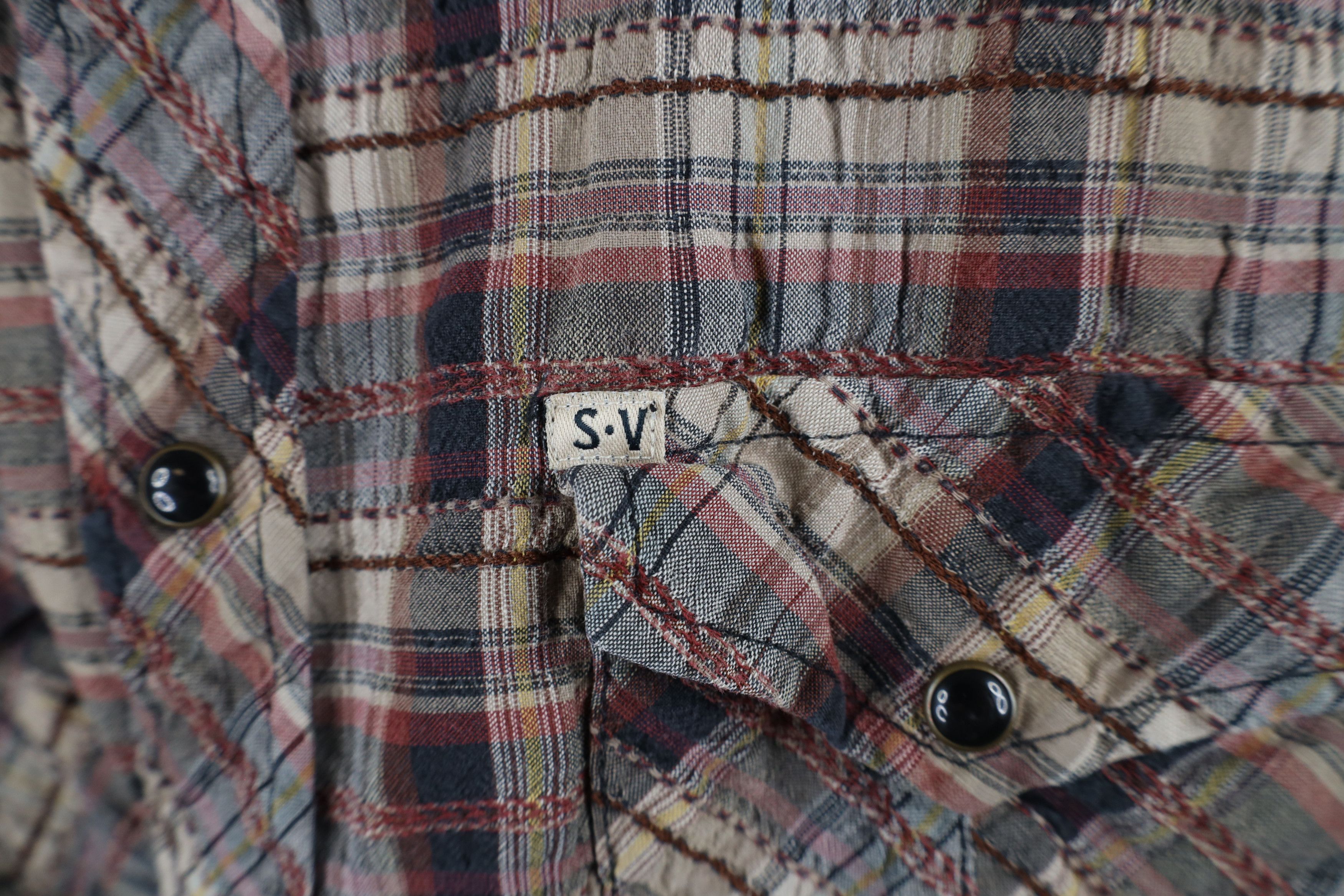 Salt Valley × Vintage Salt Valley Western Cowboy Snap Button Collared Shirt Plaid Size US XS / EU 42 / 0 - 7 Thumbnail