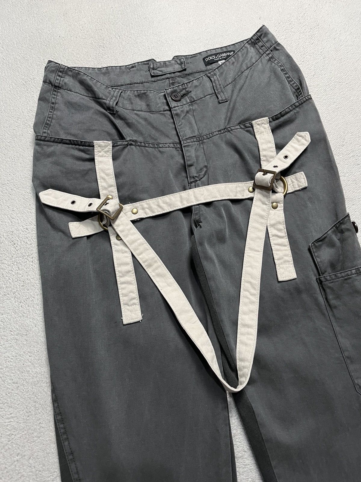Dolce & Gabbana Dolce & Gabbana Bondage Pants Punk Style Size US 29 - 3 Thumbnail