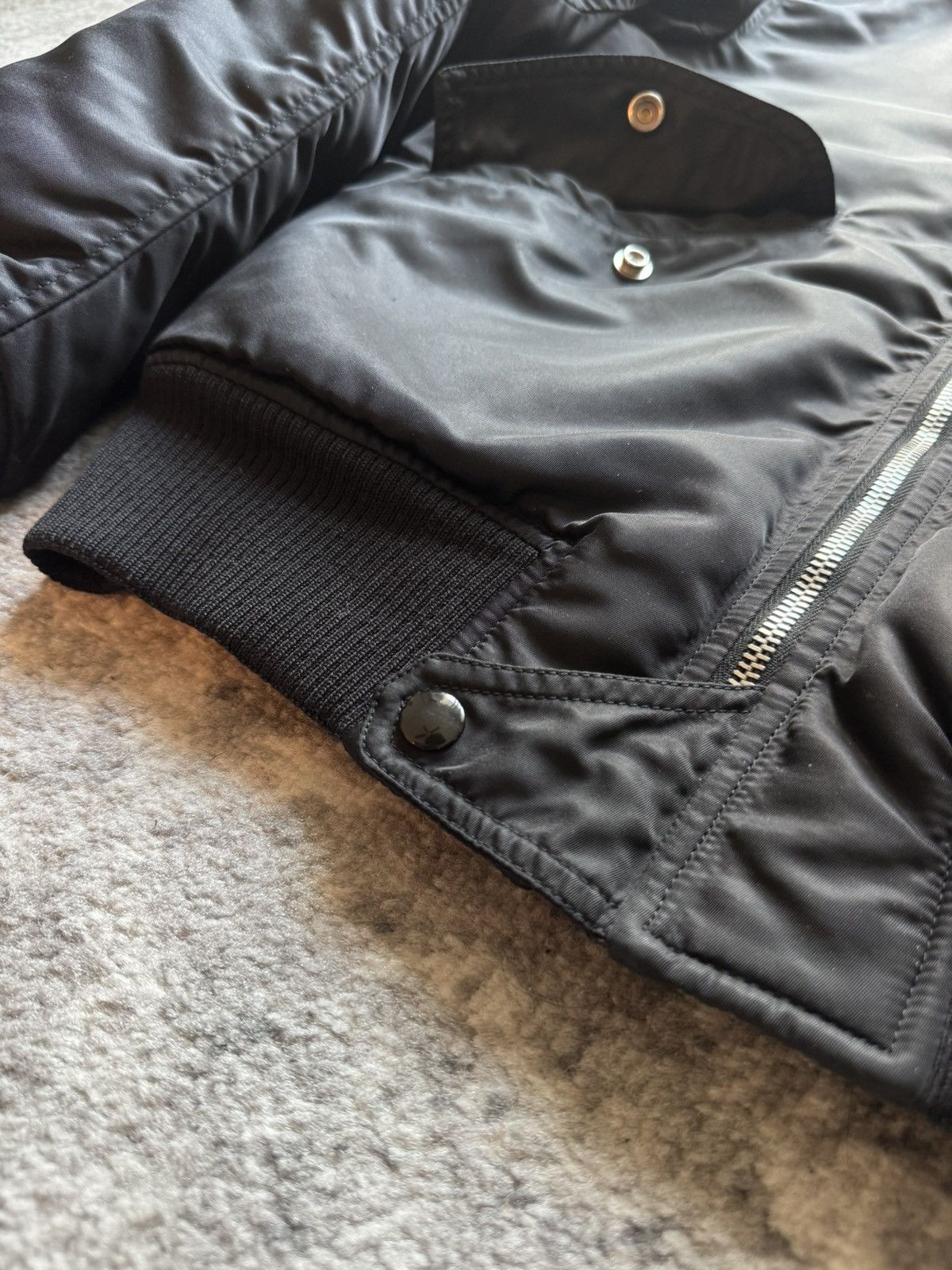 Hedi Slimane Hedi Slimane SLP 2015 MA-1 Pilot basic flight bomber jacket Size US S / EU 44-46 / 1 - 7 Thumbnail