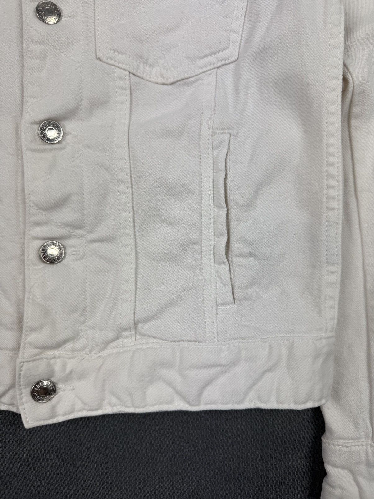 Zadig & Voltaire NWT Zadig&Voltaire Kiomy Skull Denim Women’s Jacket Size XS / US 0-2 / IT 36-38 - 3 Thumbnail