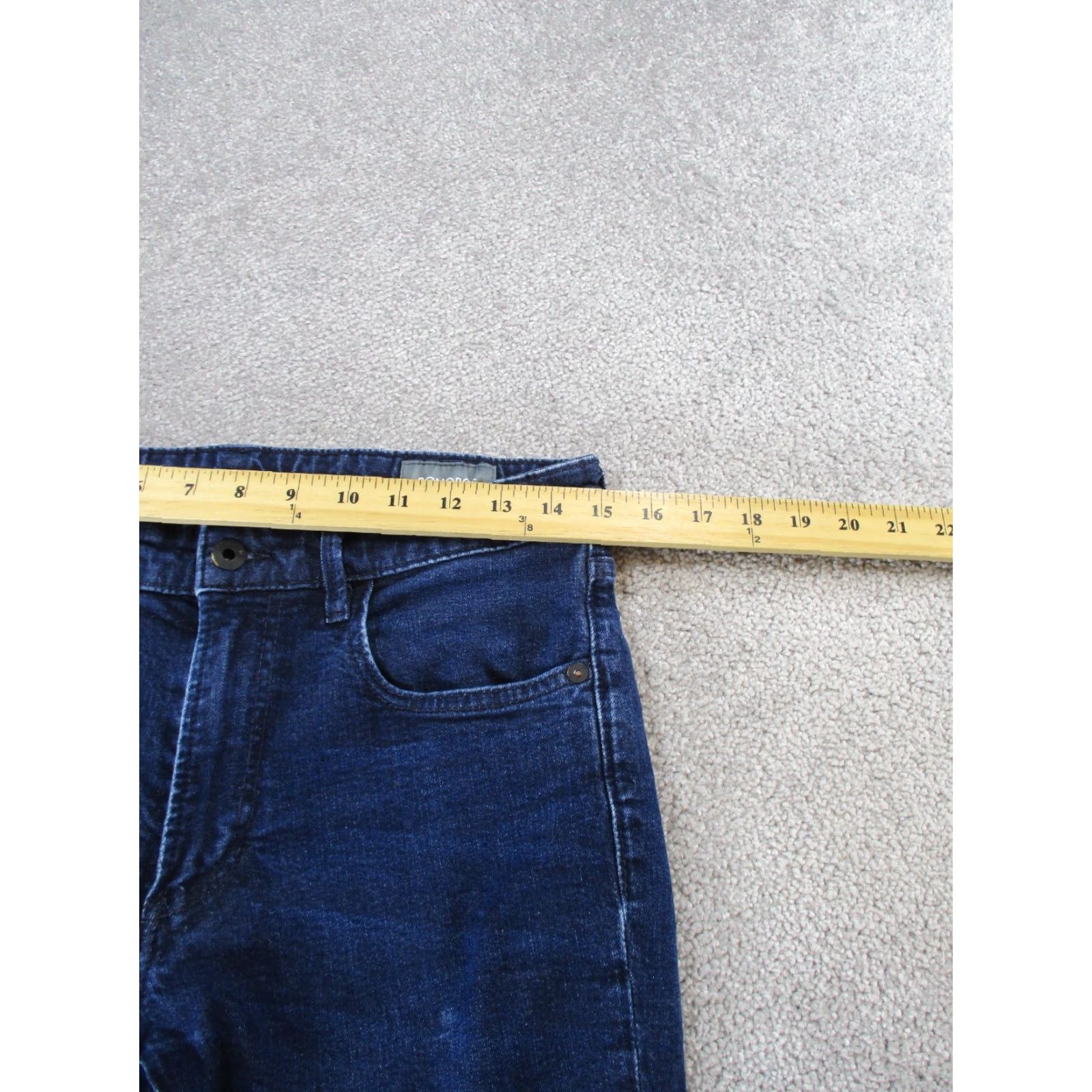 Bonobos Bonobos Jeans Men 31 Dark Wash Denim Slim Fit 31x31 Blue Regular Inseam 31 Tapered Size 31 Mens Size US 31 - 7 Thumbnail