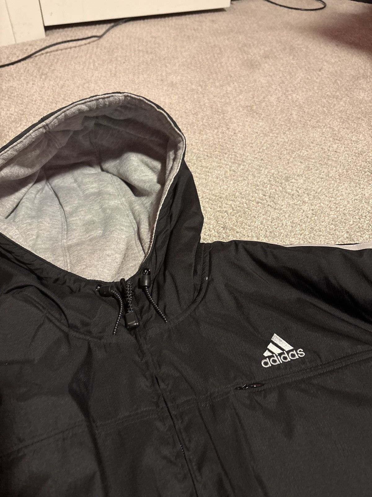Adidas Black Adidas 3 Stripe Reversible Winter Coat Size US L / EU 52-54 / 3 - 2 Thumbnail