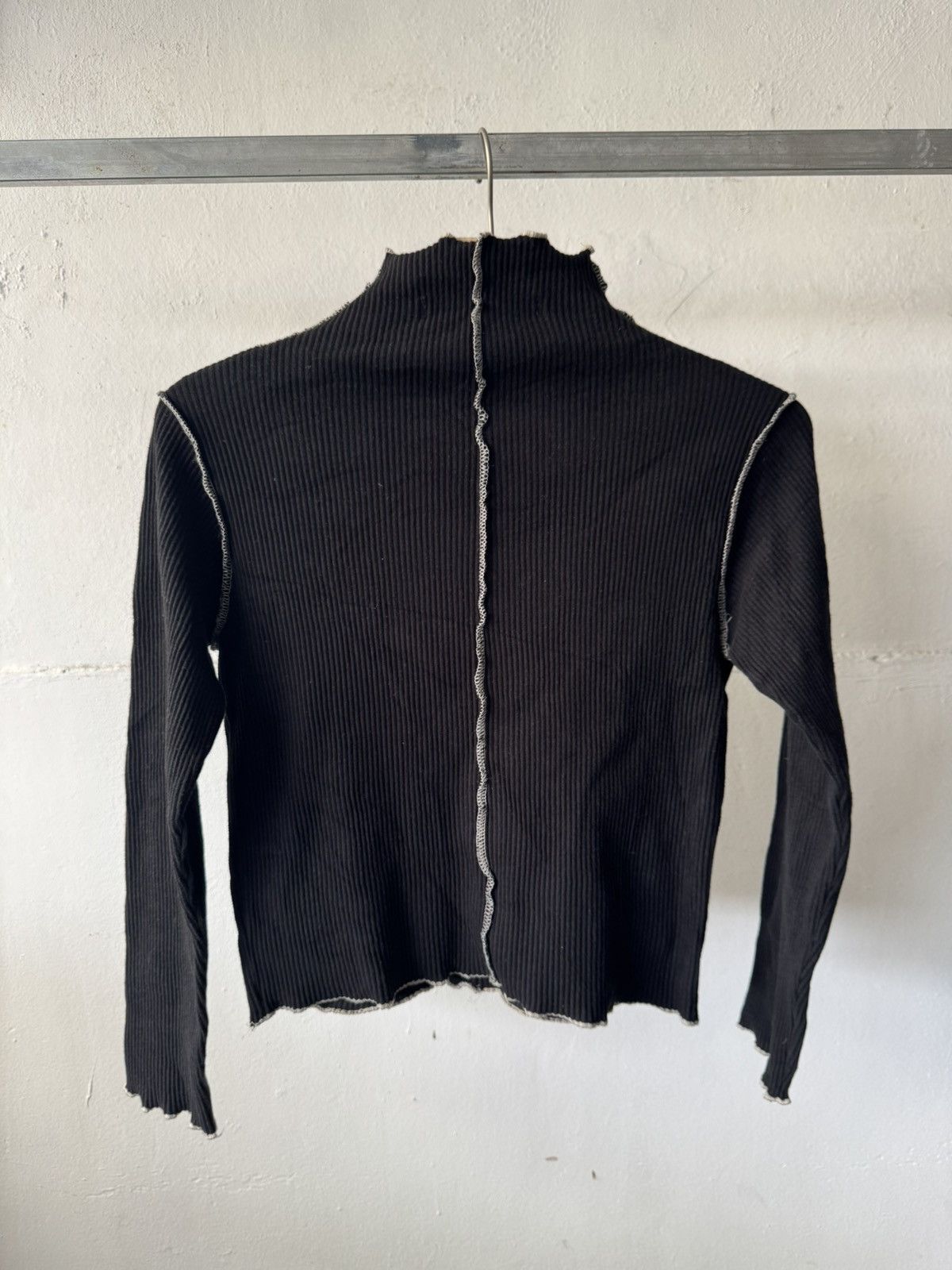 If Six Was Nine Barak seems pattern long sleeve knit turtle neck Size US XS / EU 42 / 0 - 6 Thumbnail