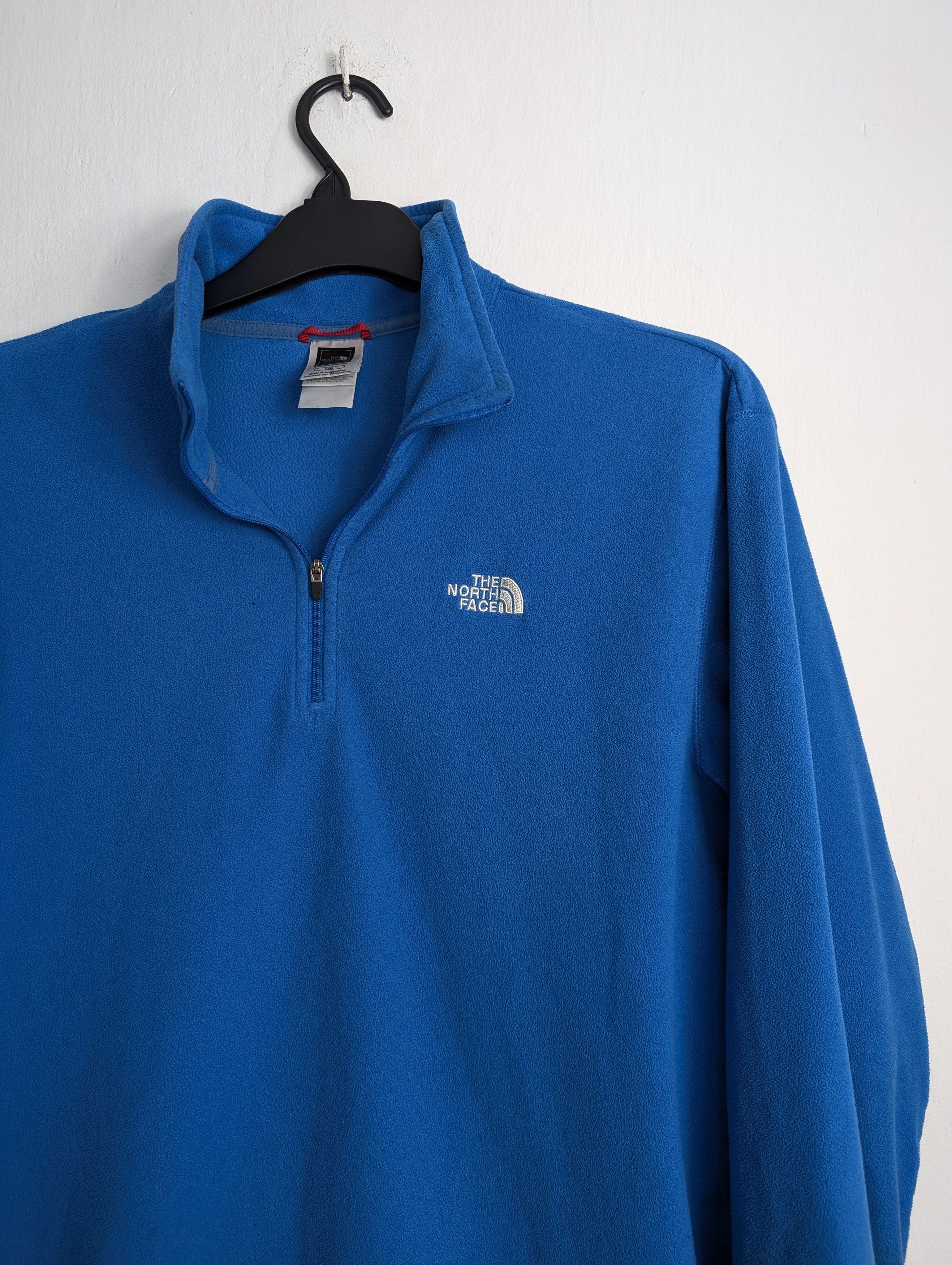 The North Face Blue Polar Zip The North Face Fleece Pullover Size US L / EU 52-54 / 3 - 2 Thumbnail