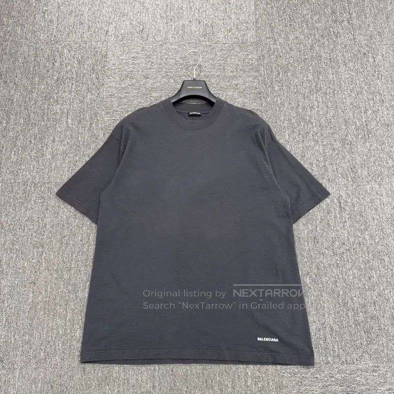 Balenciaga Balenciaga Distressed embroidered letter short-sleeve Size US XS / EU 42 / 0 - 1 Thumbnail