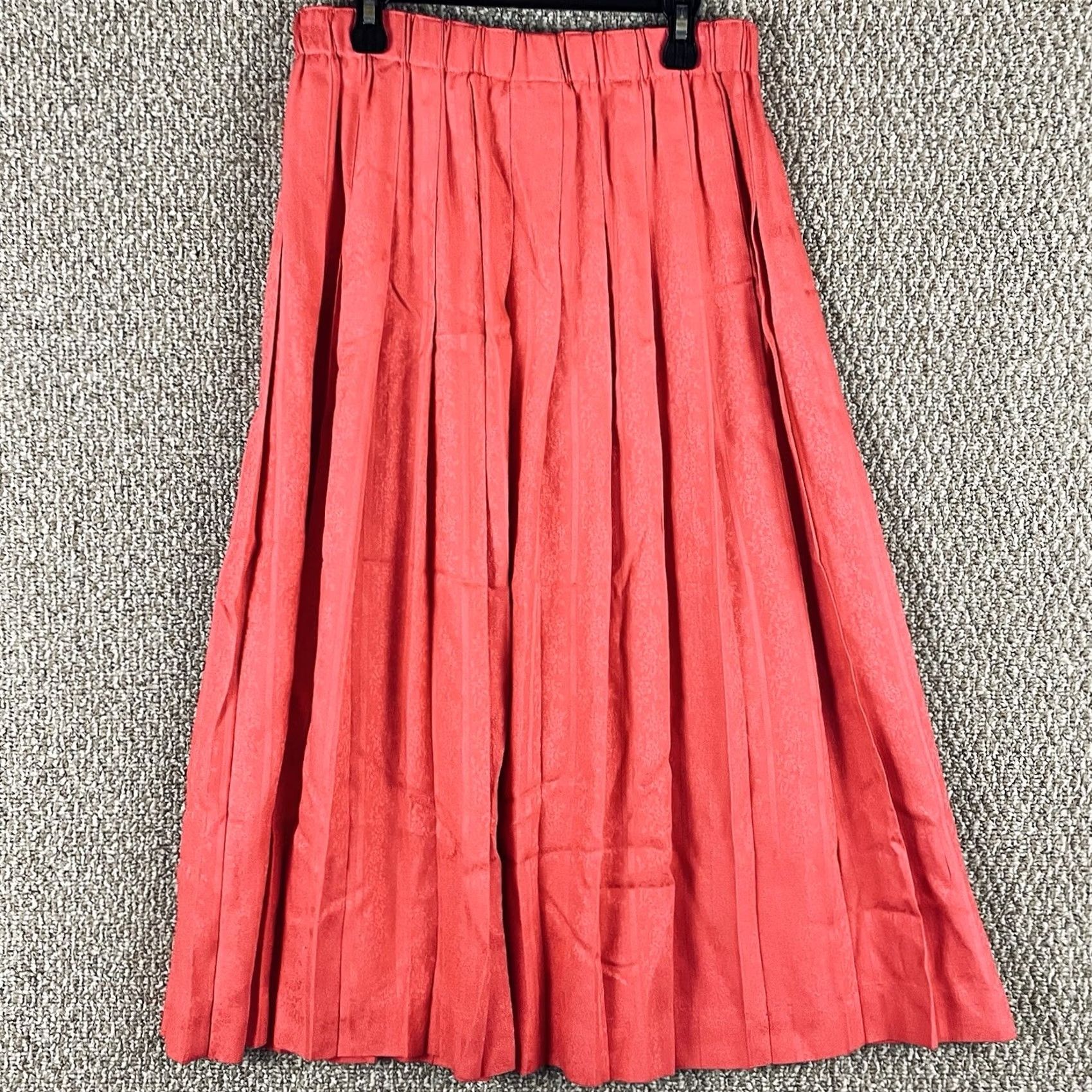 Vintage VINTAGE Susan Bristol Skirt PM Midi Pleated Chic Flowy Modest USA 90s Twee T624 Womens Size 32" / US 10 / IT 46 - 3 Thumbnail