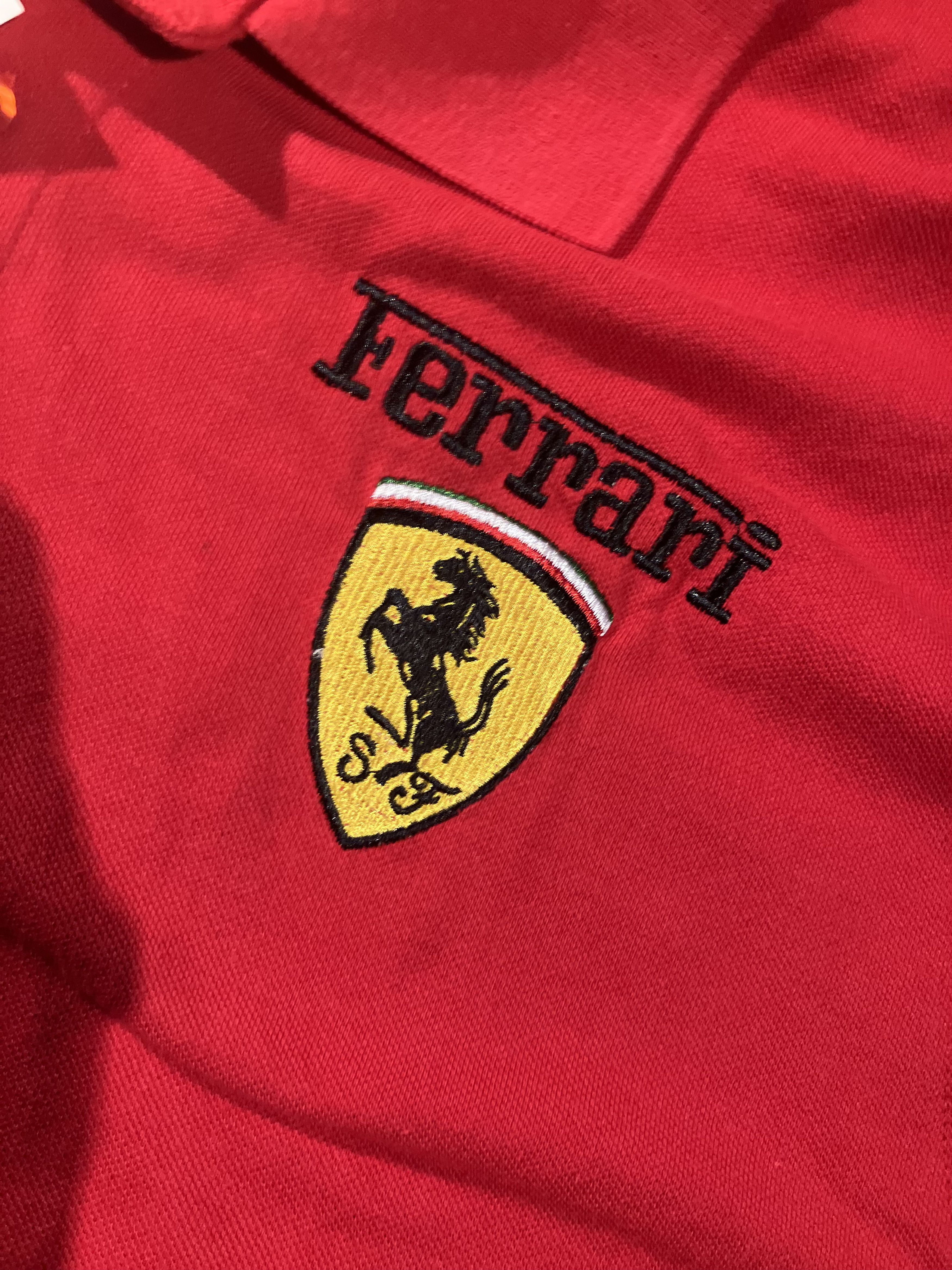 Ferrari × Formula 1 Scuderia Ferrari Team Big Logo Polo Shirt Size US L / EU 52-54 / 3 - 6 Thumbnail