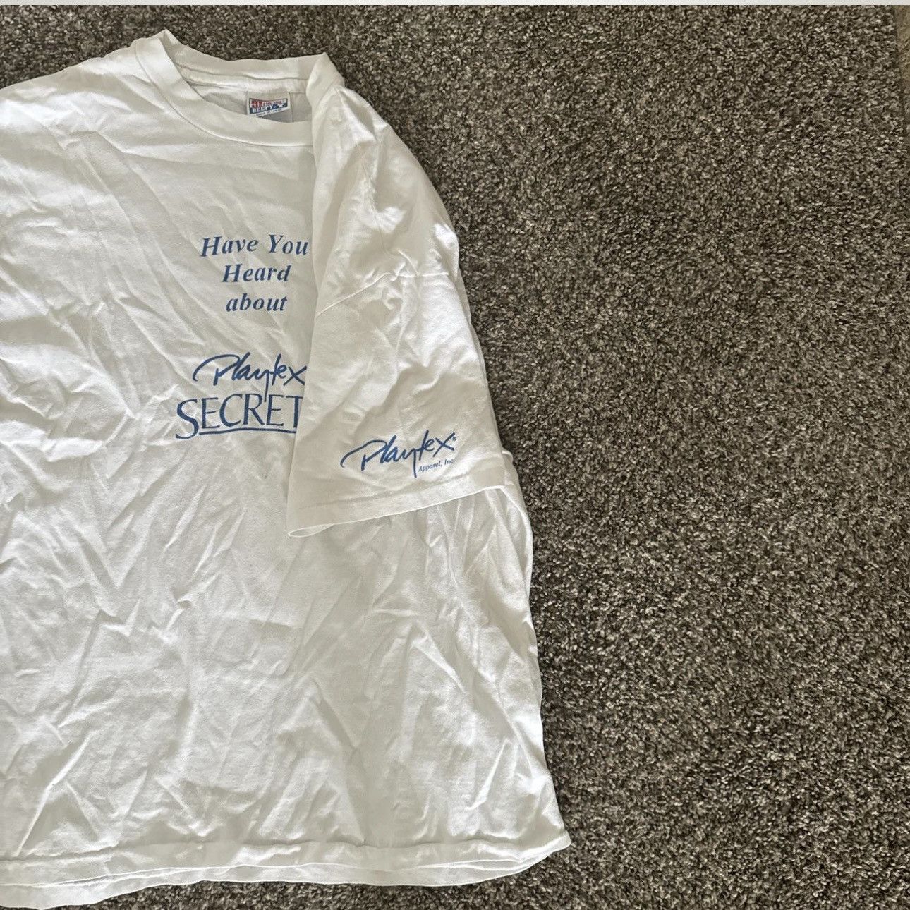 Other × Vintage Vintage "Playtex Saftey Is A Smart Choice" Tee Size US XL / EU 56 / 4 - 3 Thumbnail