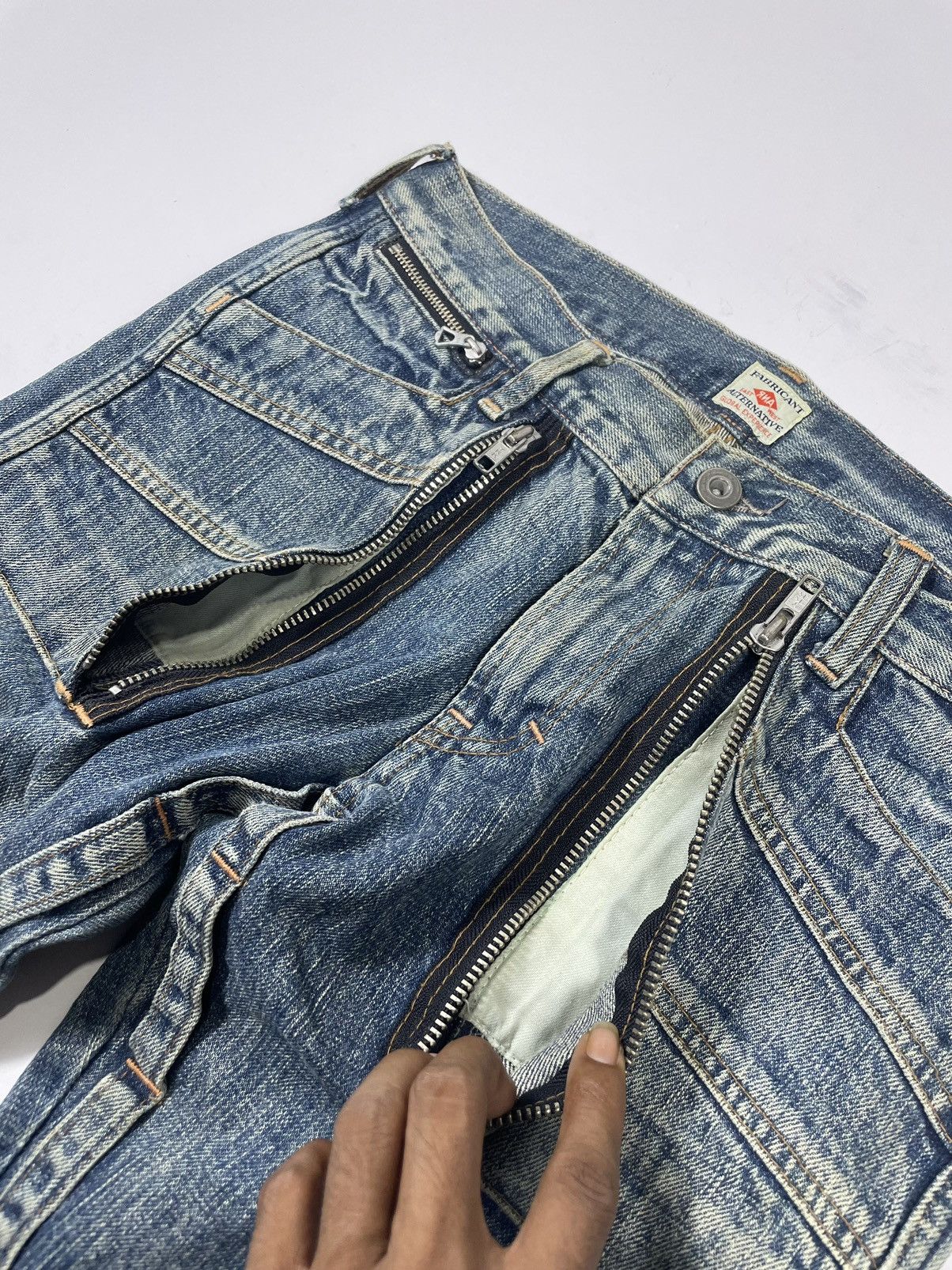 Beauty Beast × Japanese Brand Alternative Multi zipper cargo Pants punk style Size US 29 - 4 Thumbnail